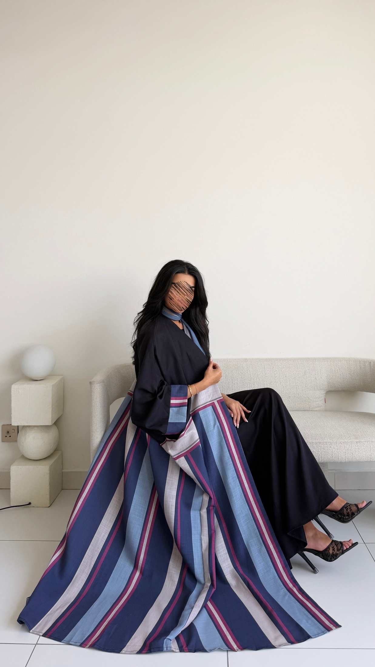 MWT1522 عباية طباعة | Printed Abaya - Aya
