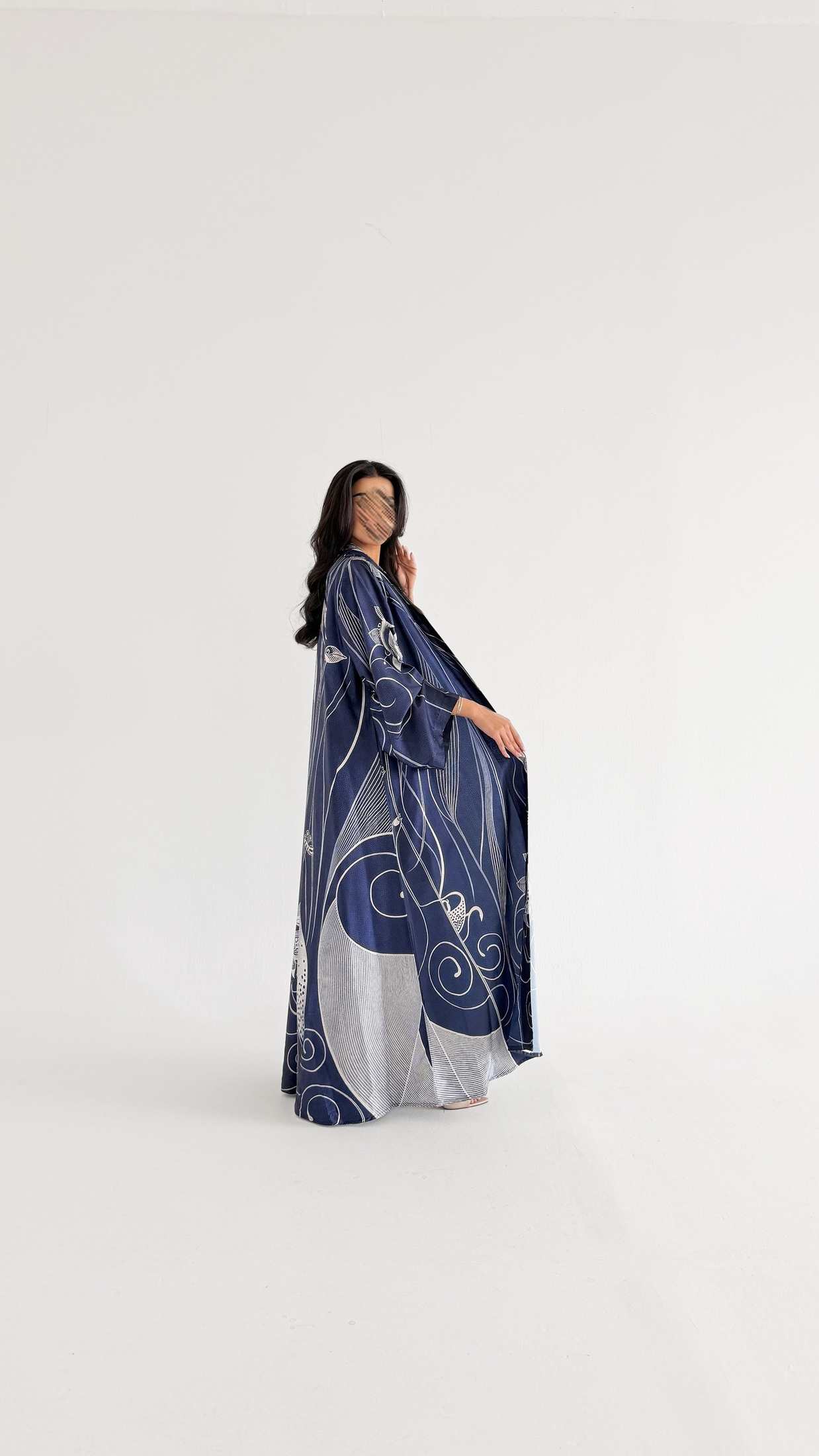 MWT1142 - عباية طباعة | Printed Abaya - Aya