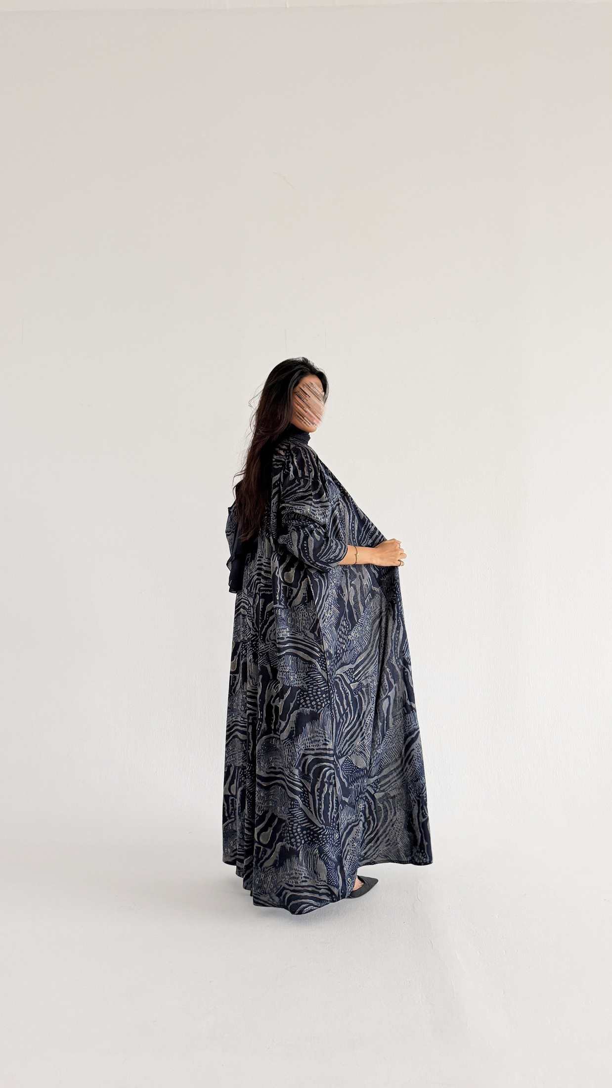 MWT2020 - عباية لنن صيفية  | Summer linen abaya - Aya
