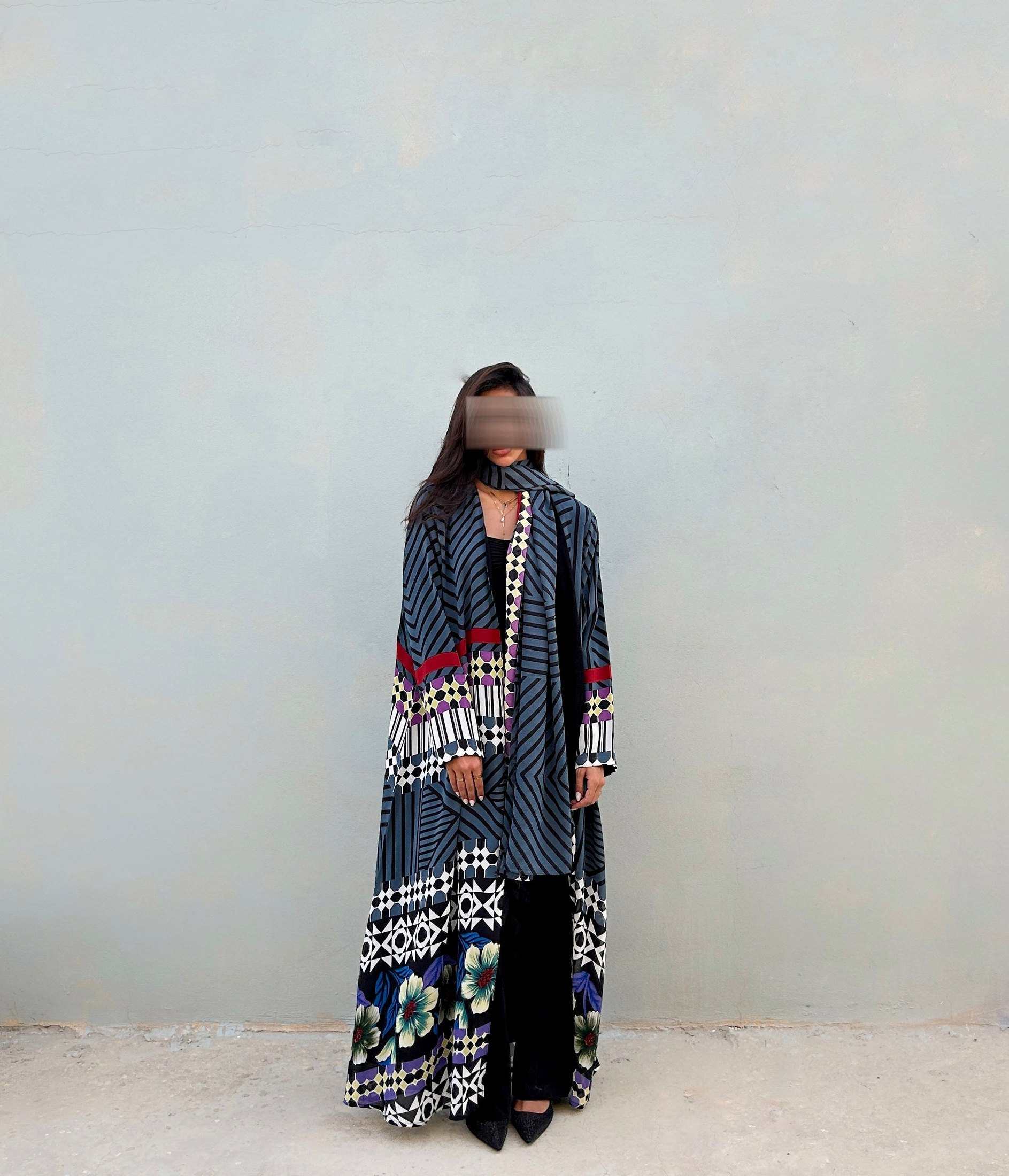 MWT459  - عباية طباعة - Aya