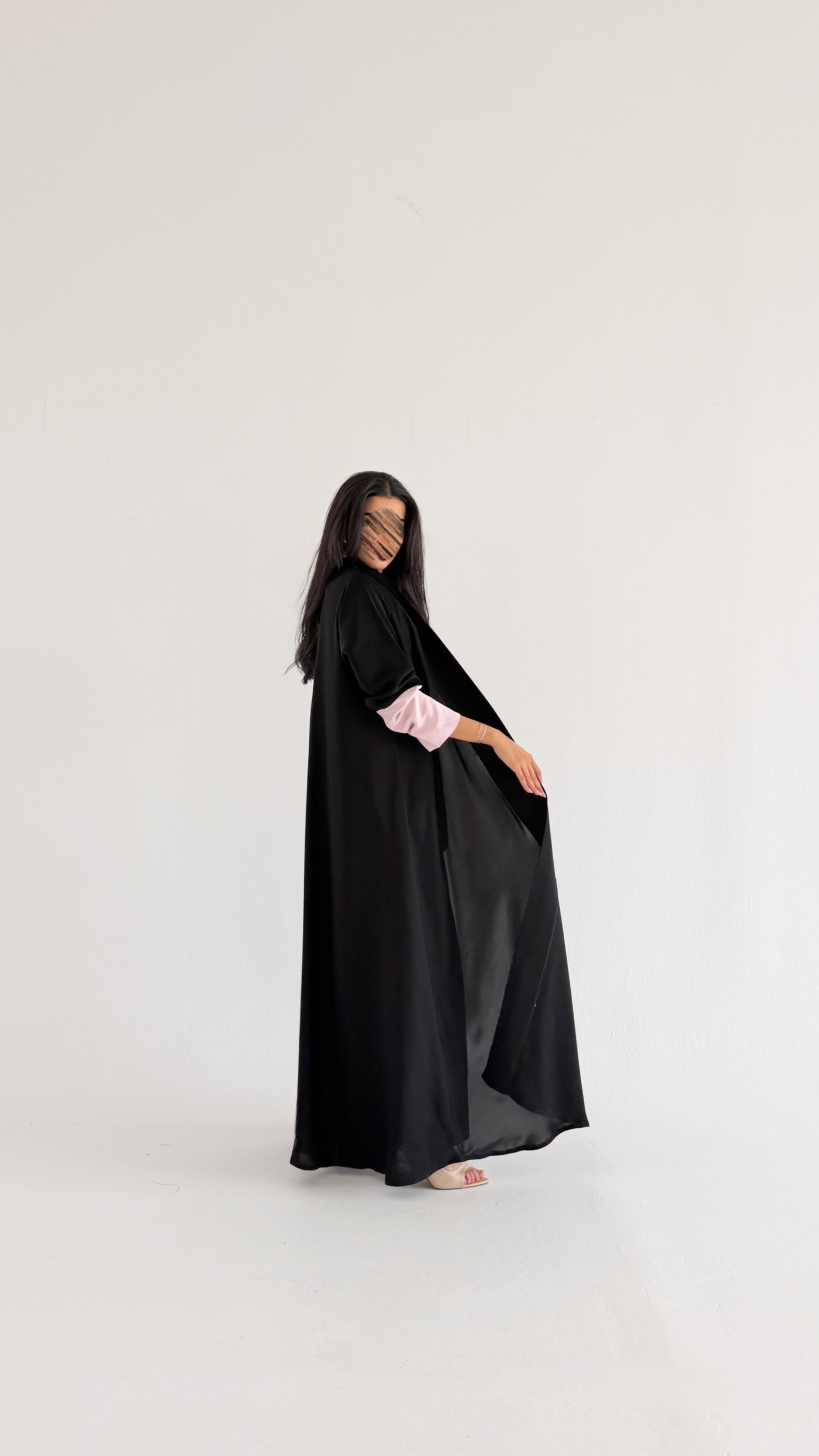 MW2171 -  عبايه كريب  راقيه وحصرية - Aya