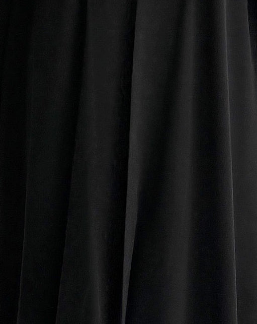 MW2131 - عباية كريب ملكي أنيقة بقصّة نص كلوش  عصرية. - Aya