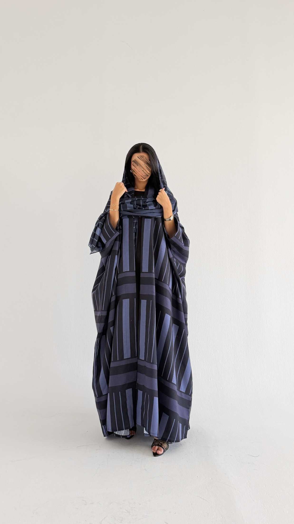 MWT1515 عباية طباعة | Printed Abaya - Aya