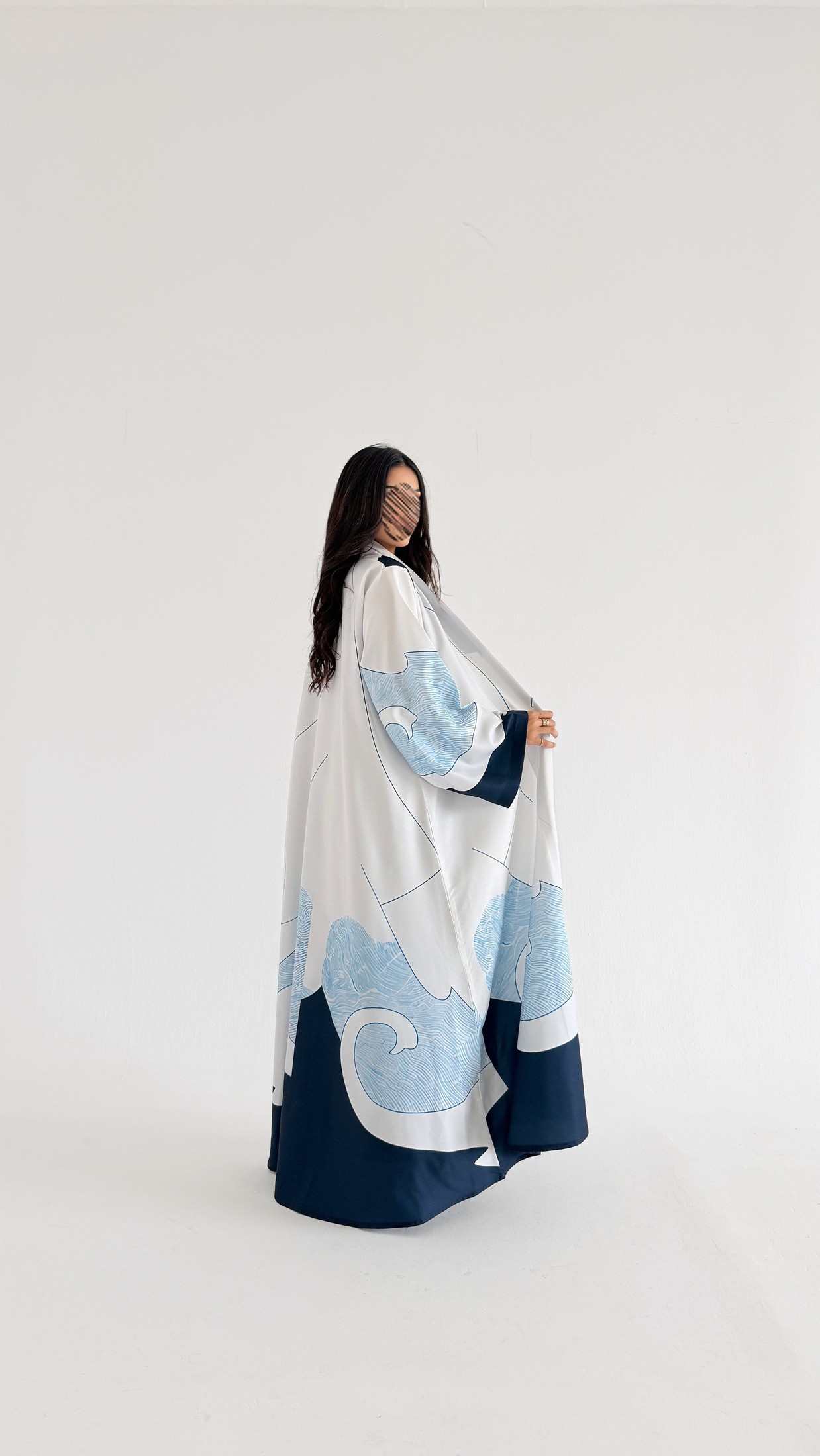 MWT1139 - عباية طباعة | Printed Abaya - Aya