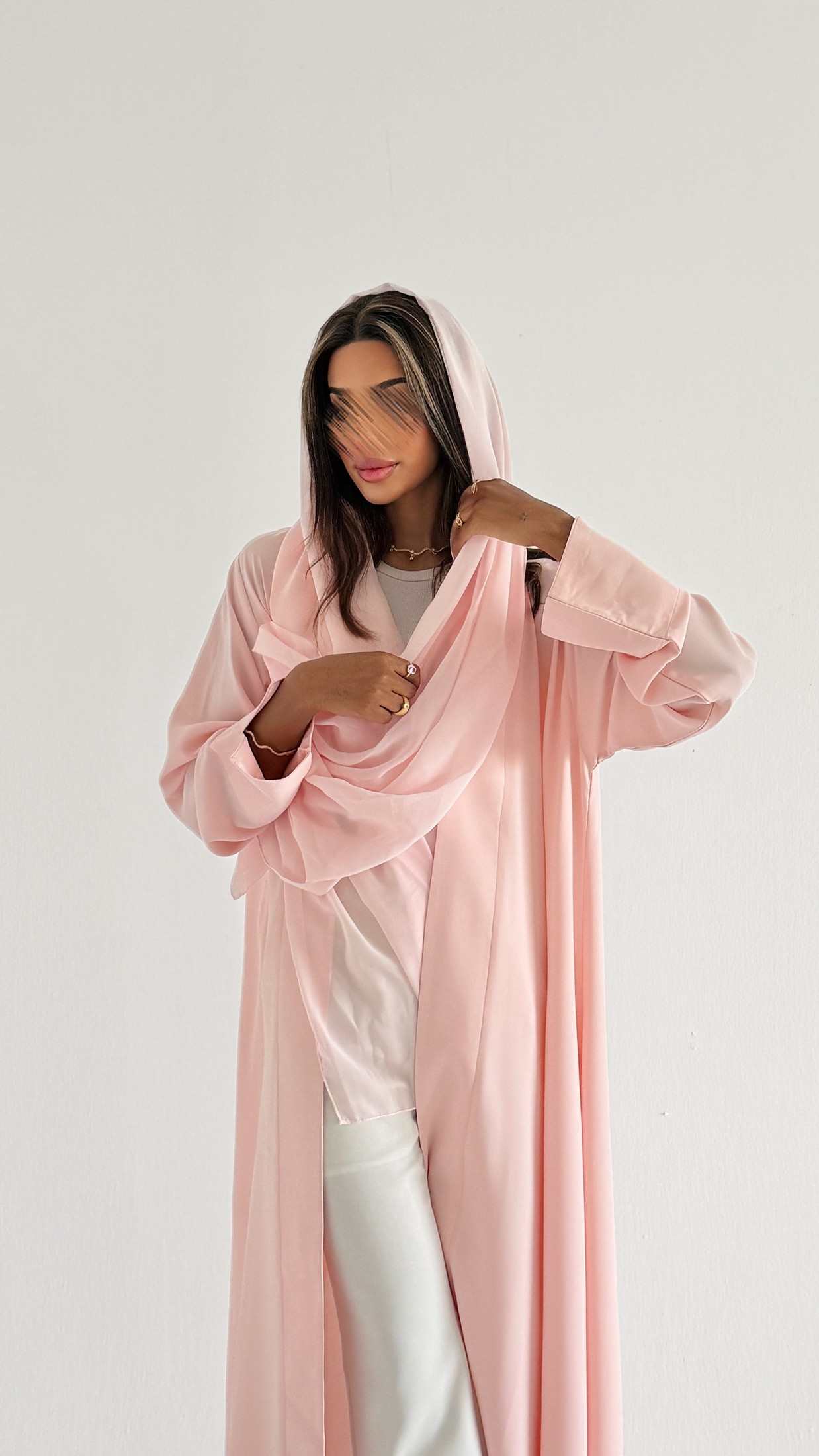 MWT1530 عباية كريب بيسك|Basic Crepe Abaya - Aya