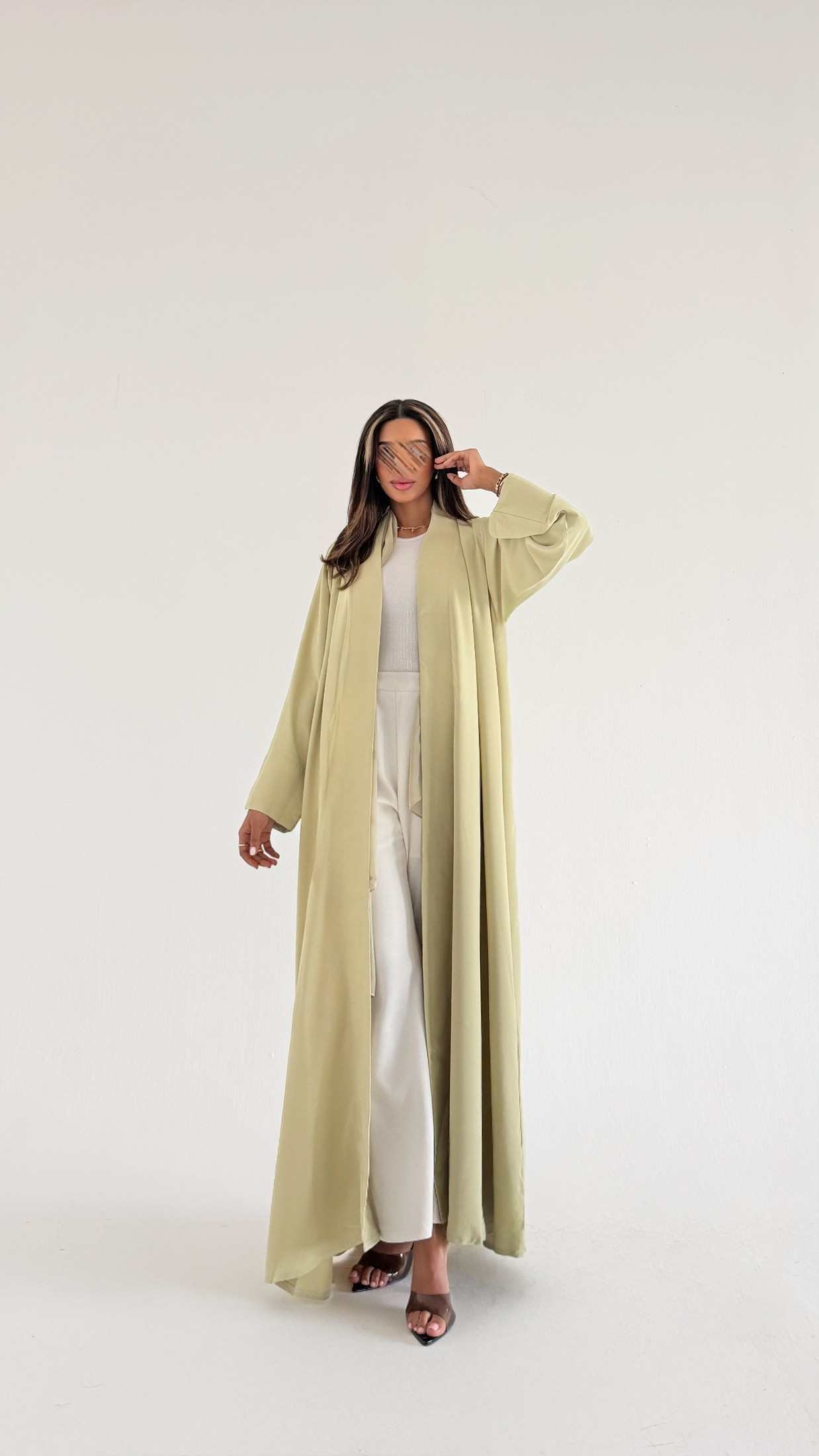 MWT1528 عباية كريب بيسك|Basic Crepe Abaya - Aya