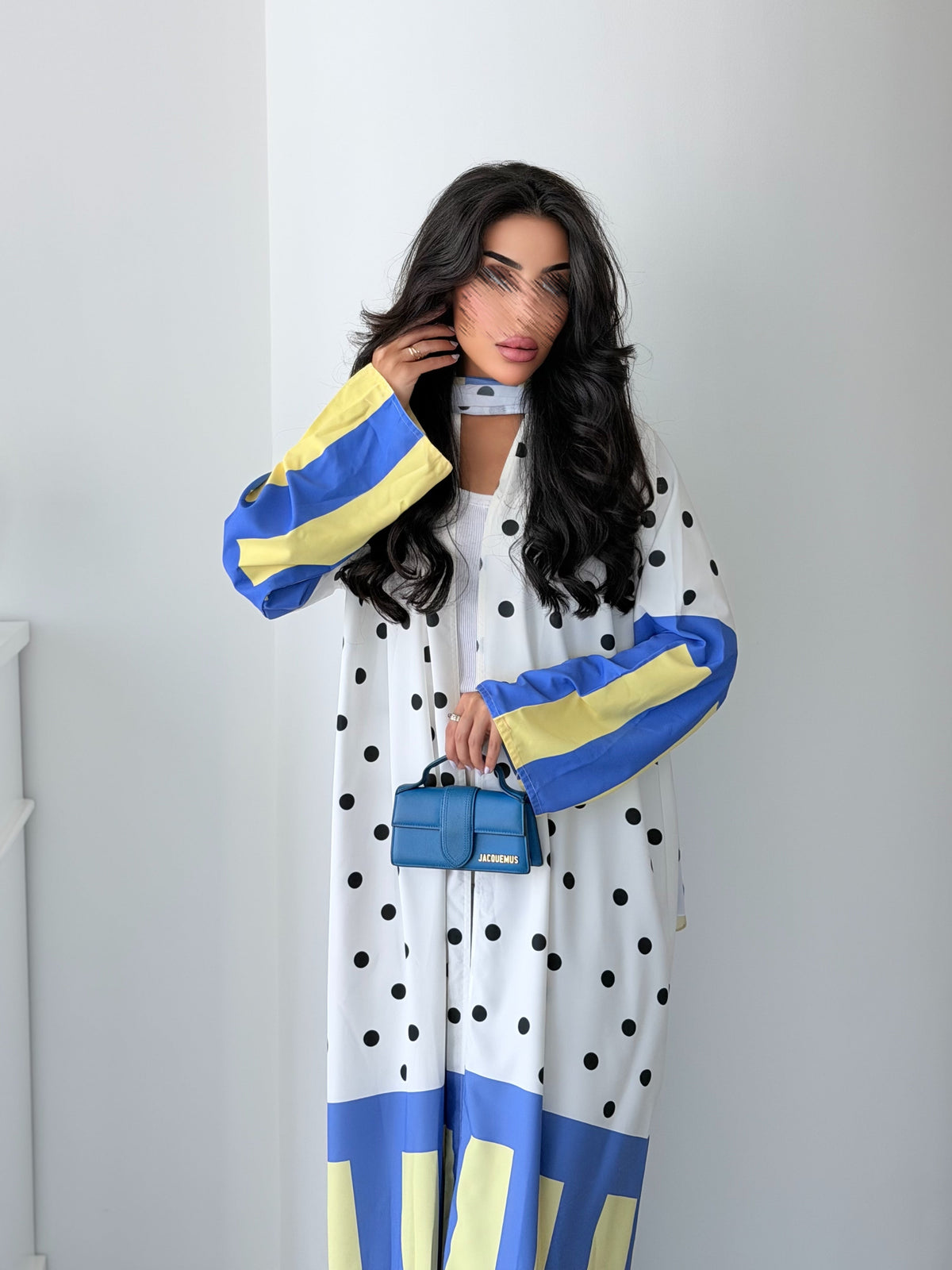 MWT5205 - عبايه ترندي طباعه إطلالة صيفية - Aya
