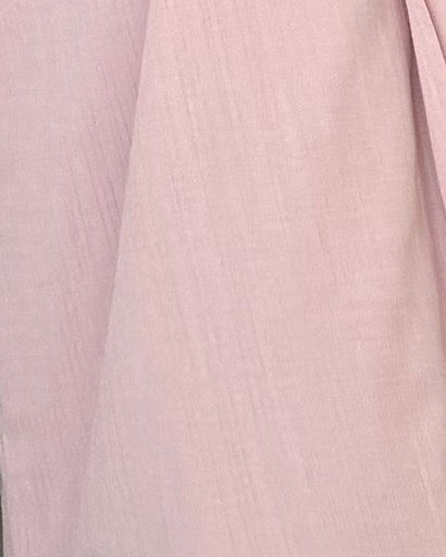 MWT5040 - قماش كريب وردي قصة نص بشت - Aya