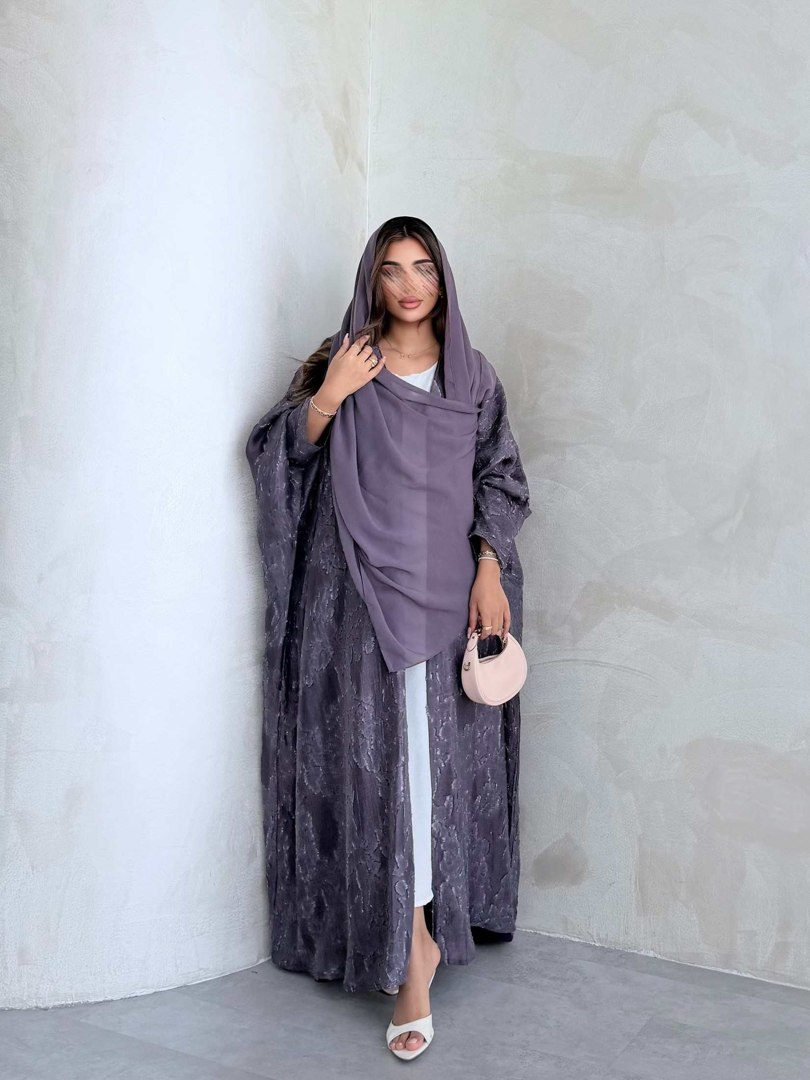 MWT2122 - عباية كريب يومية - Aya