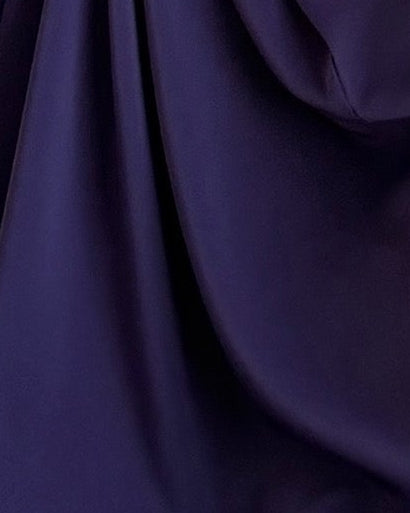 MWT1236 - عبايه ساده مع طرحه لينن - Aya