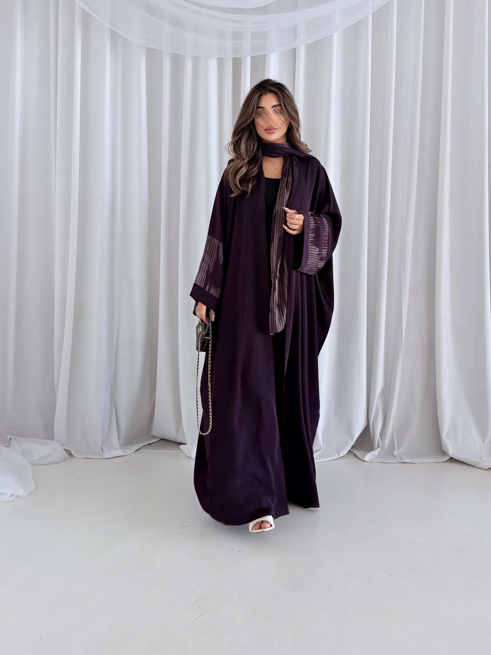 MWT5206 - عبايه طباعه كريب - Aya
