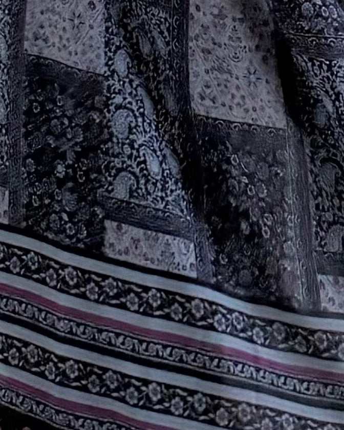 MWT5178 - تصميم يومي شيفون كحلي ناعم يجمع بين الخفة والأناقة - Aya