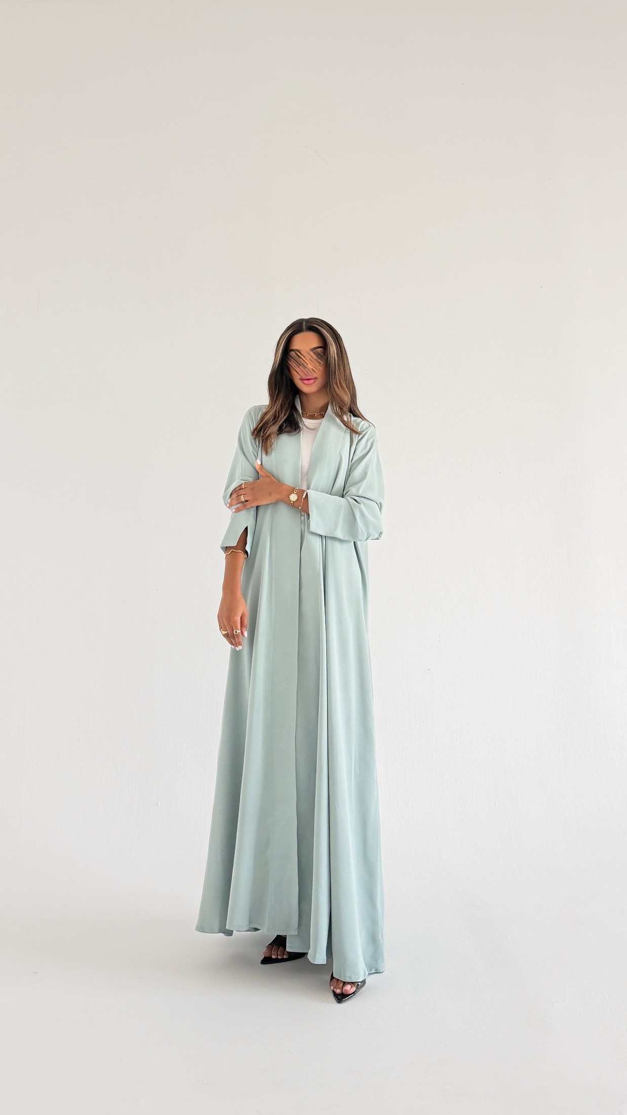 MWT1529 عباية كريب بيسك|Basic Crepe Abaya - Aya