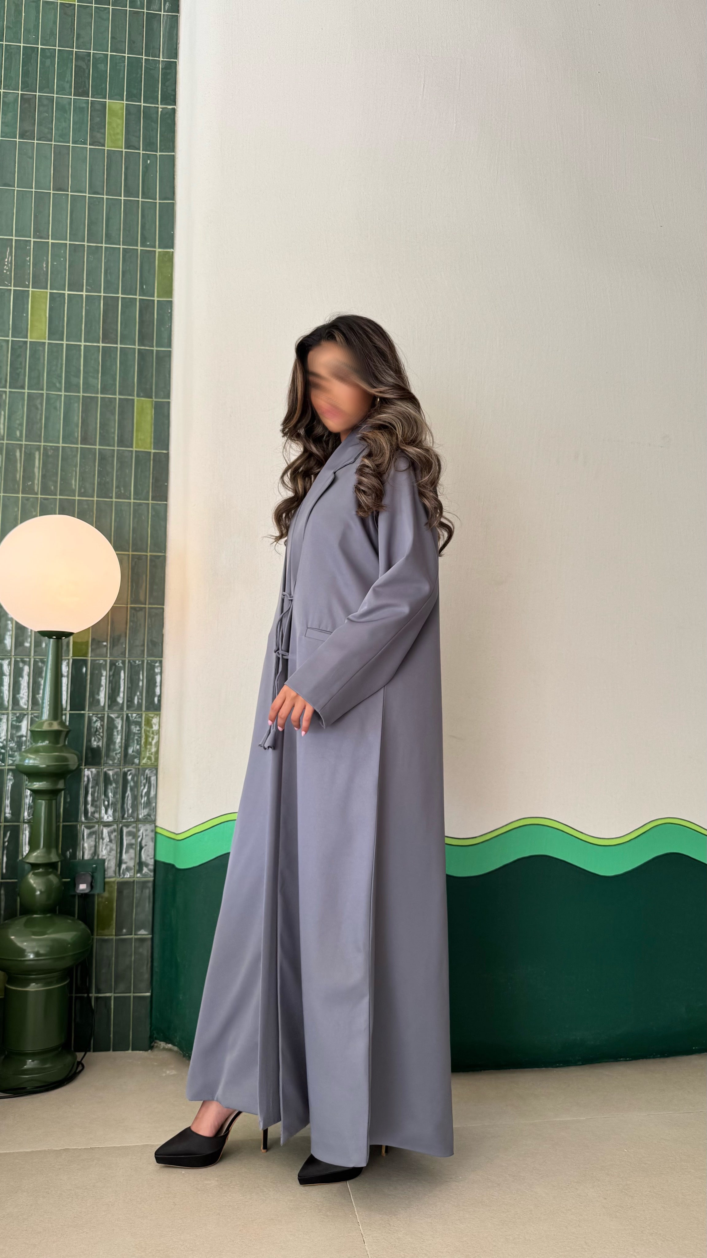 MW1666 - عباية بليزر بقطعتين - Aya
