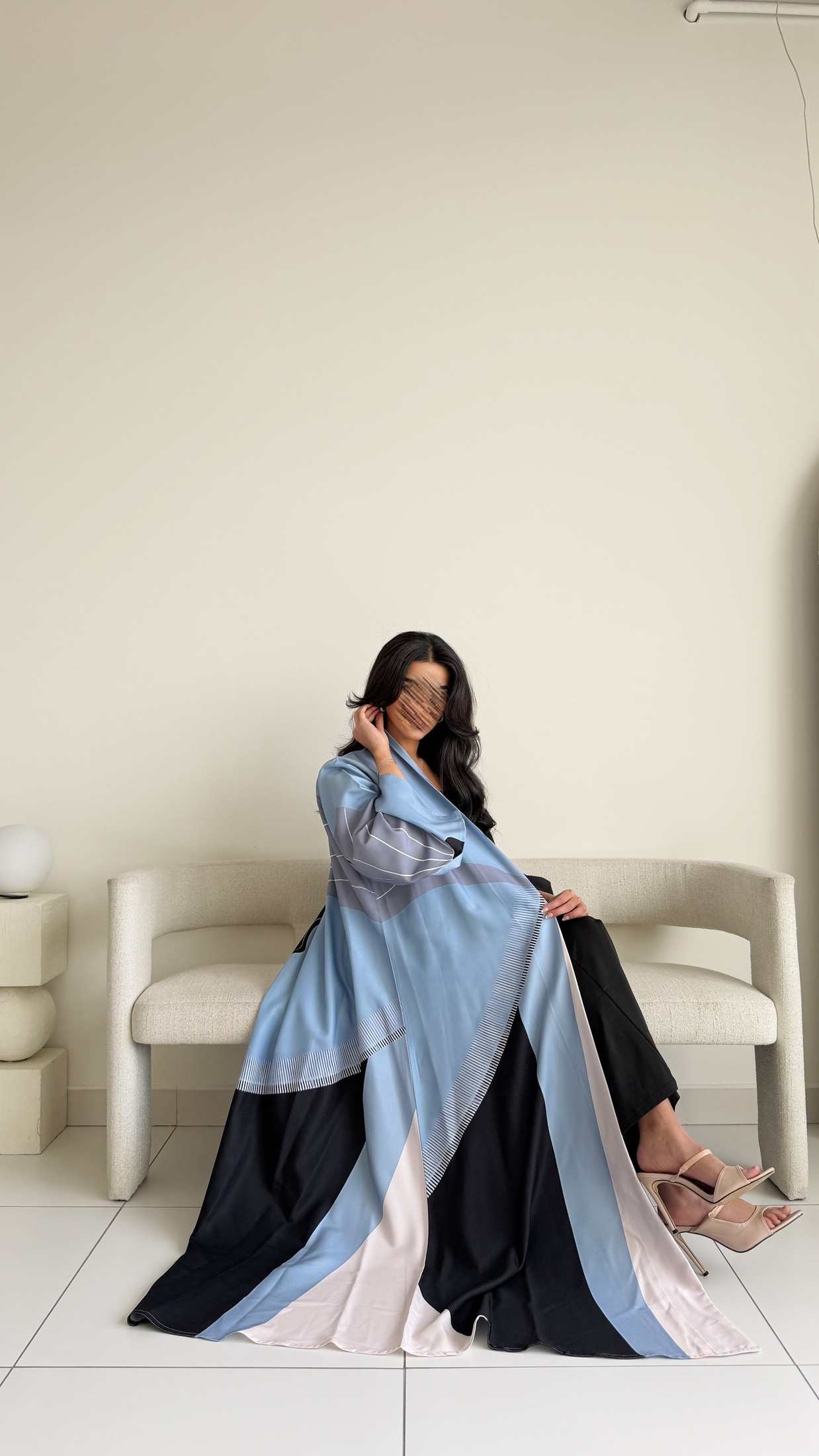 MWT1141 - عباية طباعة | Printed Abaya - Aya