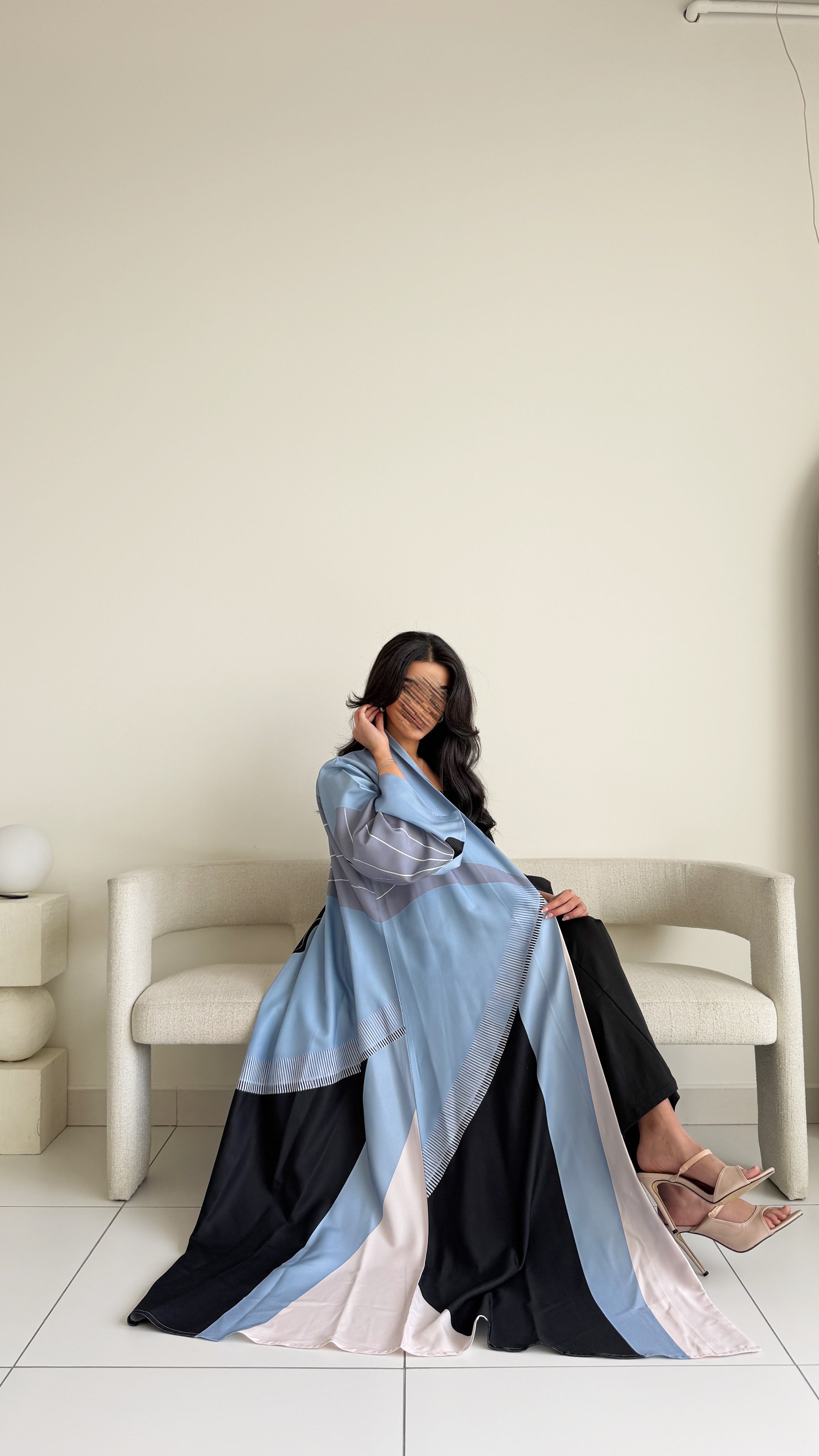 MWT1141 - عباية طباعة | Printed Abaya - Aya