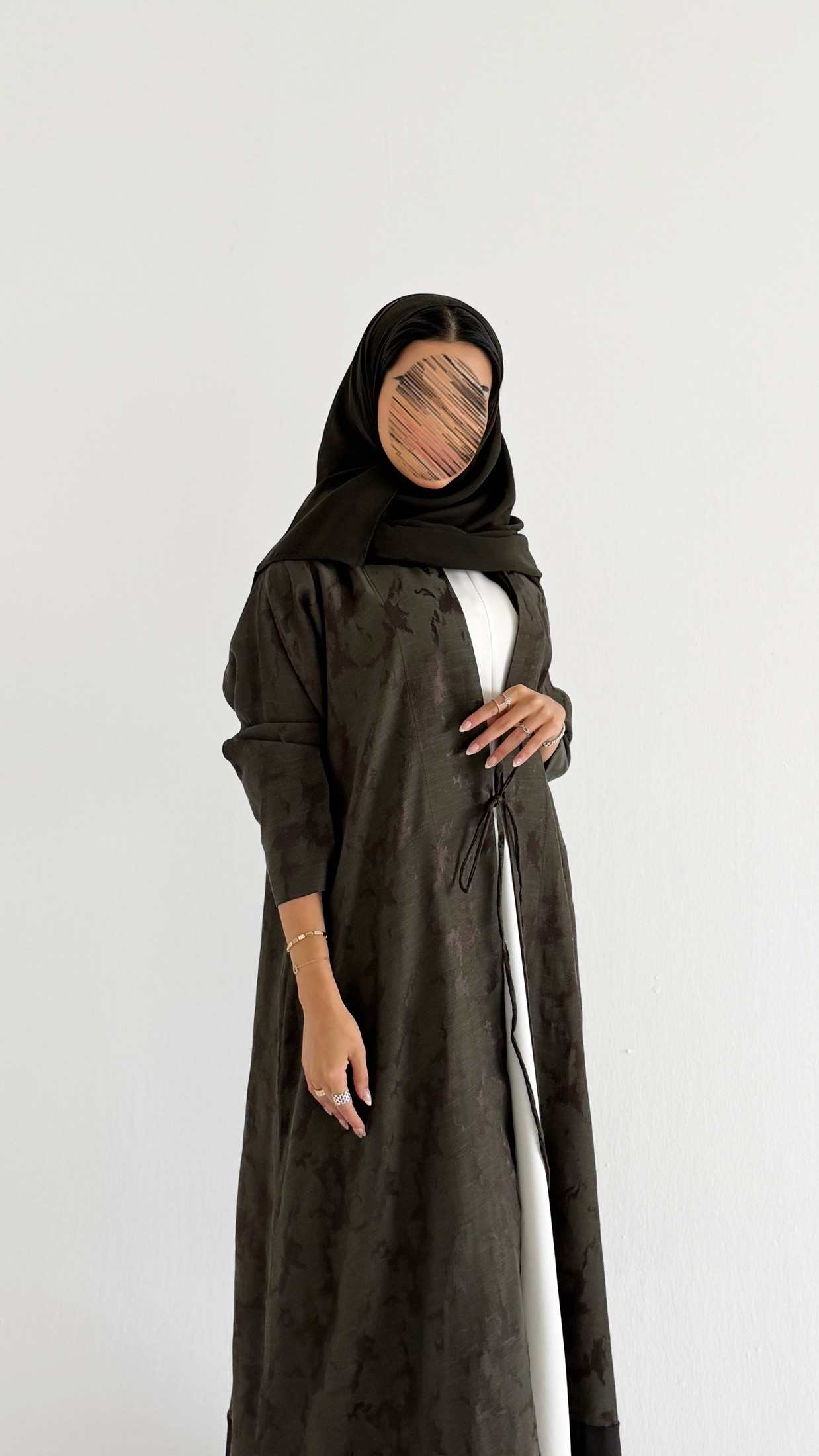 MW403 - عباية جاكار خفيفة وباردة - Aya