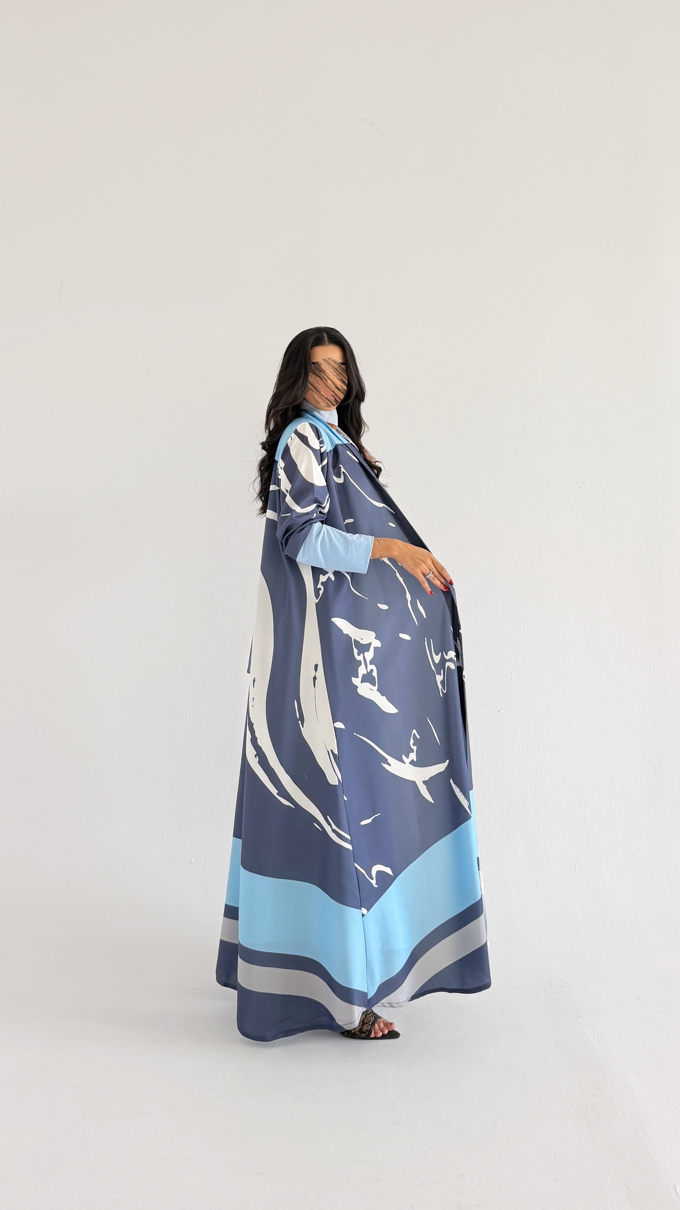 MWT1161 - عباية طباعة | Printed Abaya