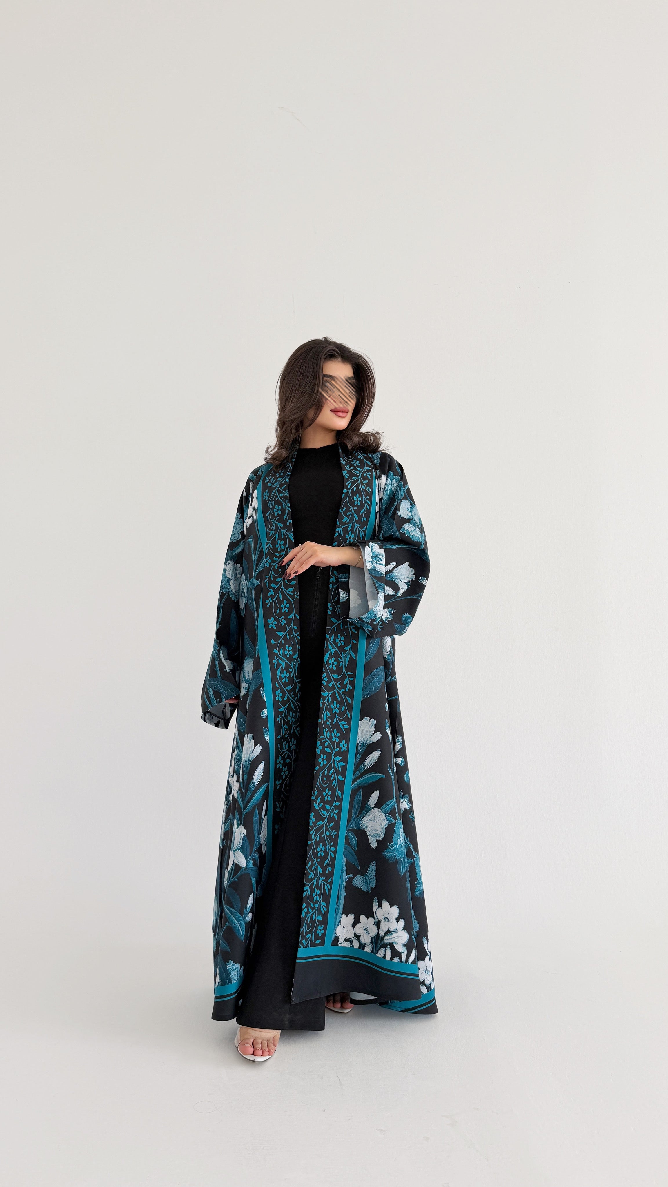 MWT1074 - عباية طباعة | Printed Abaya - Aya