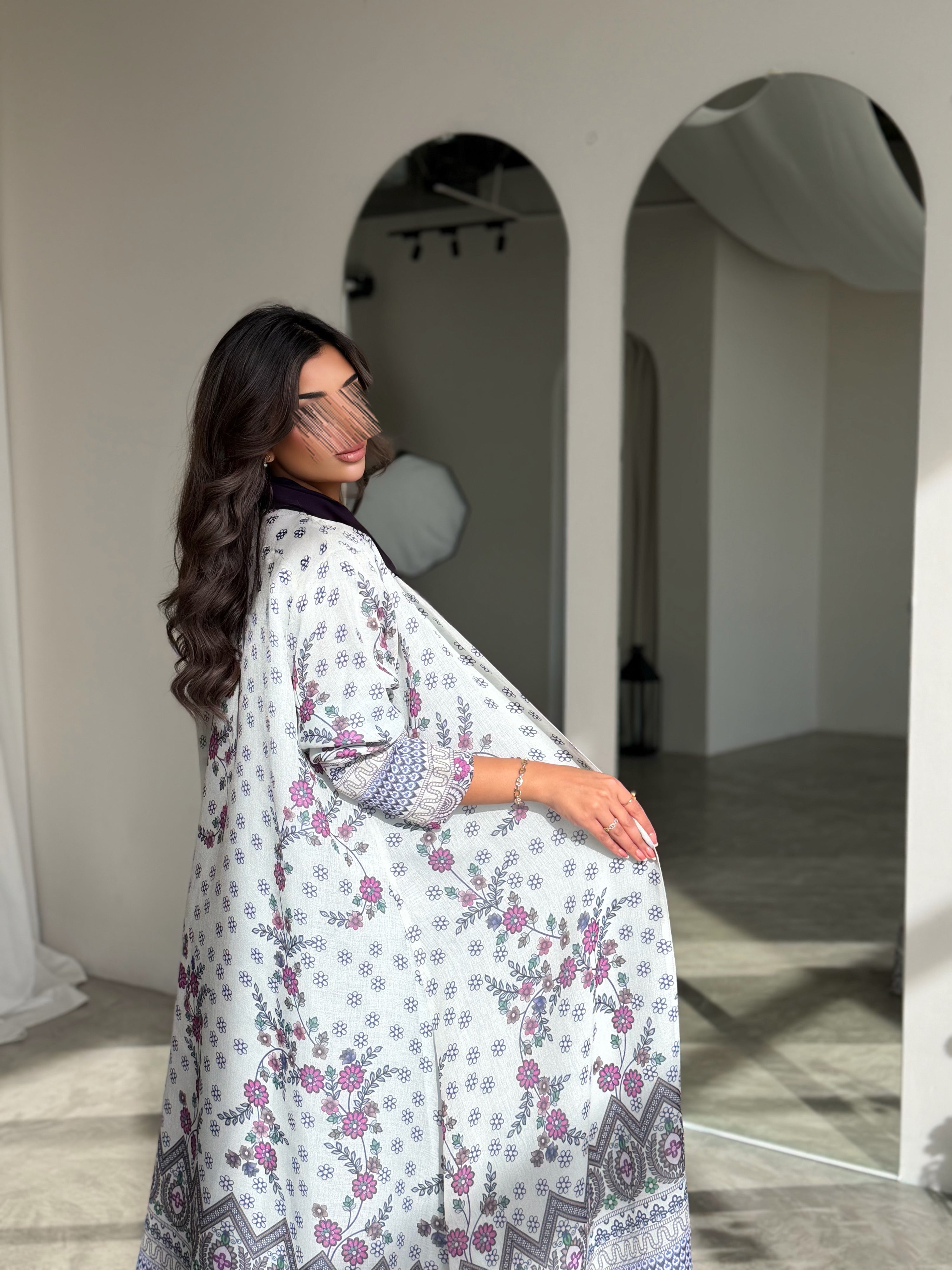 MWT774 - عباية ركامة مشجرة - Aya