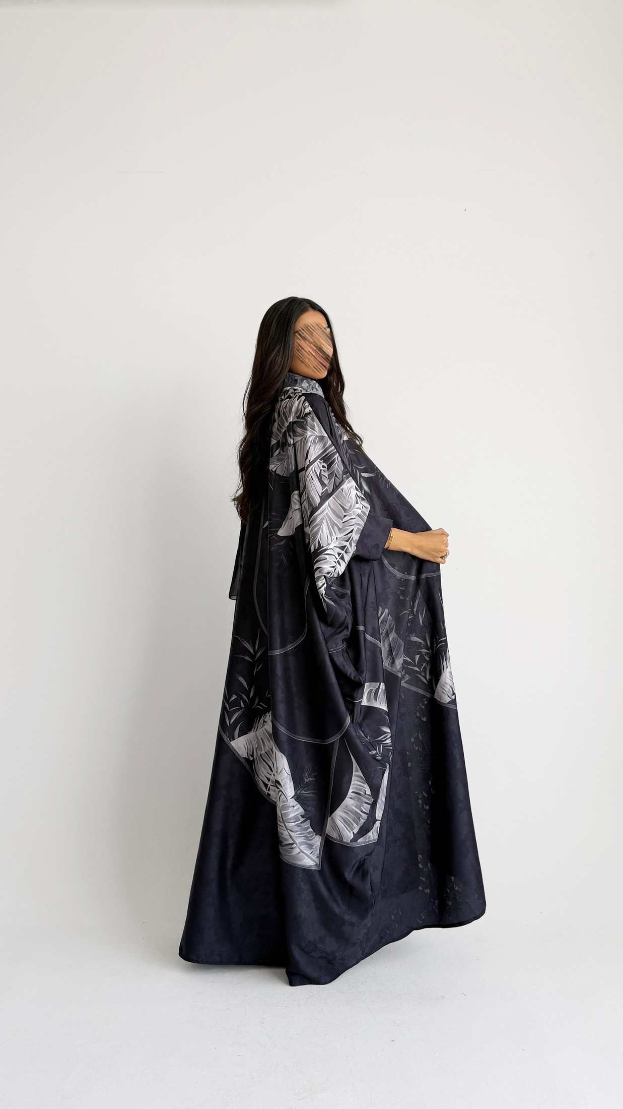 MWT1431 عباية طباعة | Printed Abaya - Aya