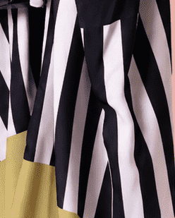 MWT1200 - عباية مخطط |striped abaya
