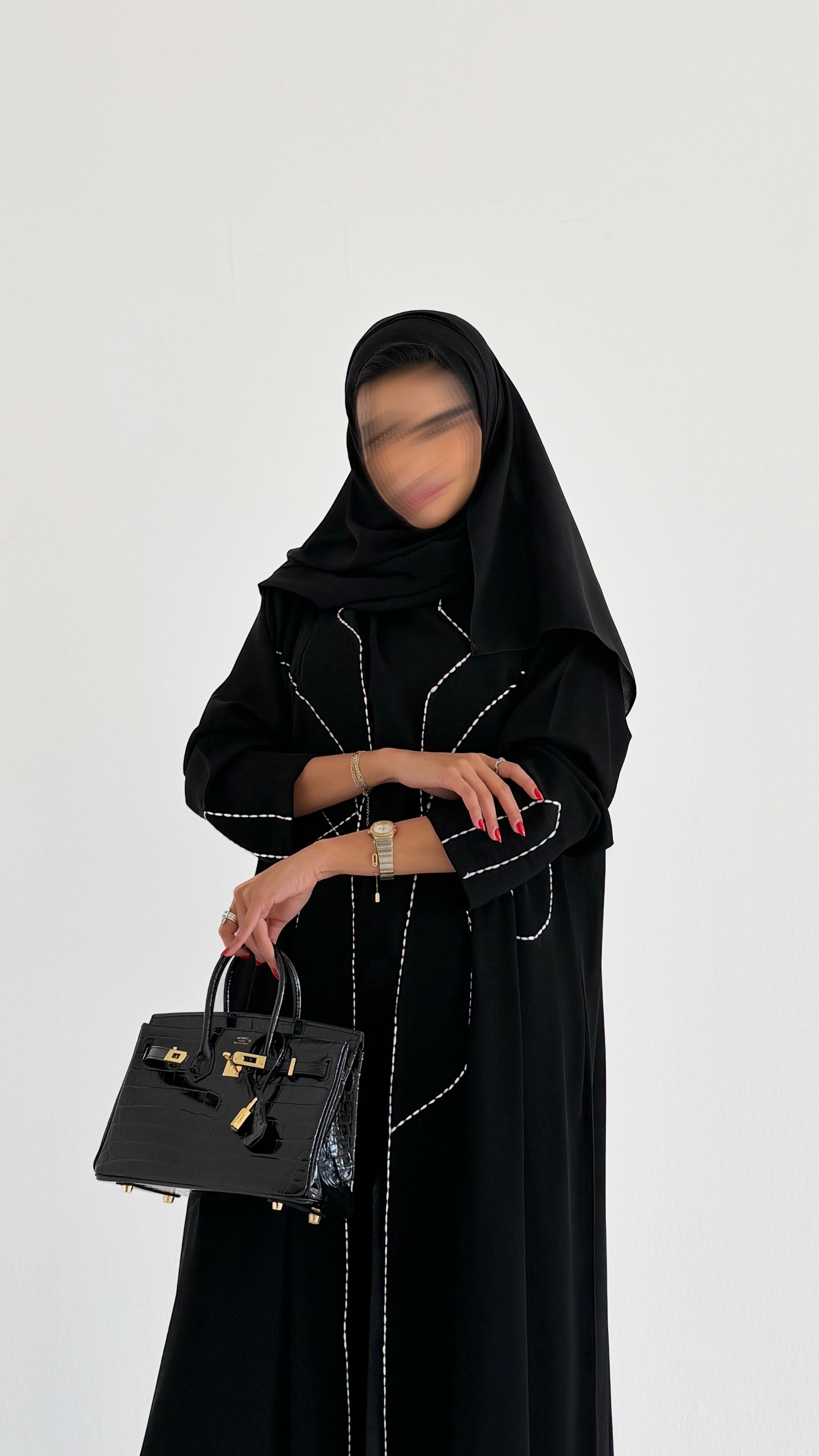 MW1683 - عباية ملكي تطريز يدوي - Aya