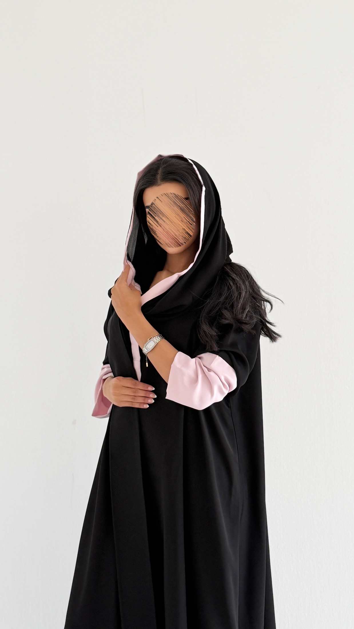 MW2171 -  عبايه كريب  راقيه وحصرية - Aya