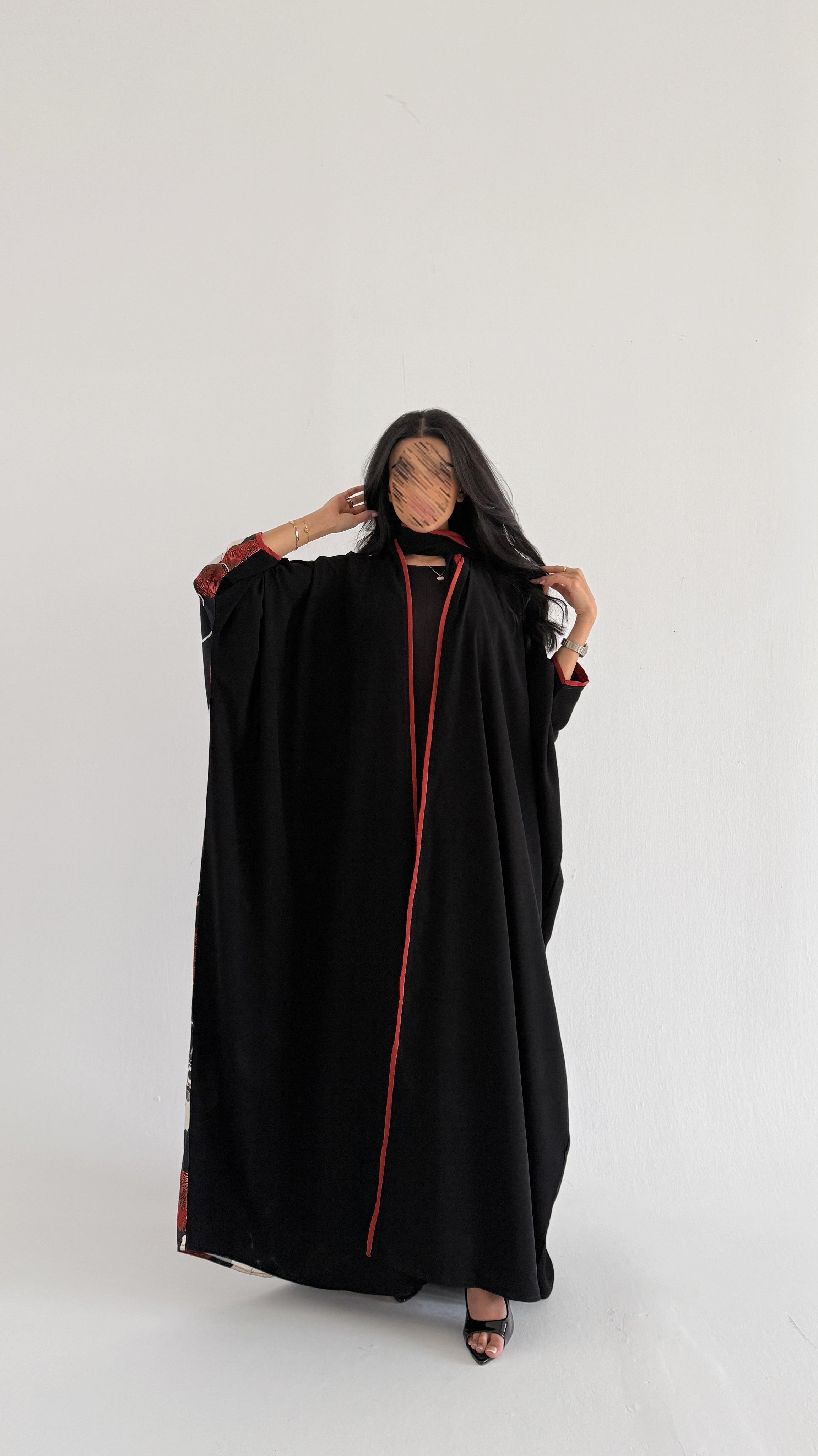 MWT1244 - Summer Printed Abaya |  عباية صيفية طباعة