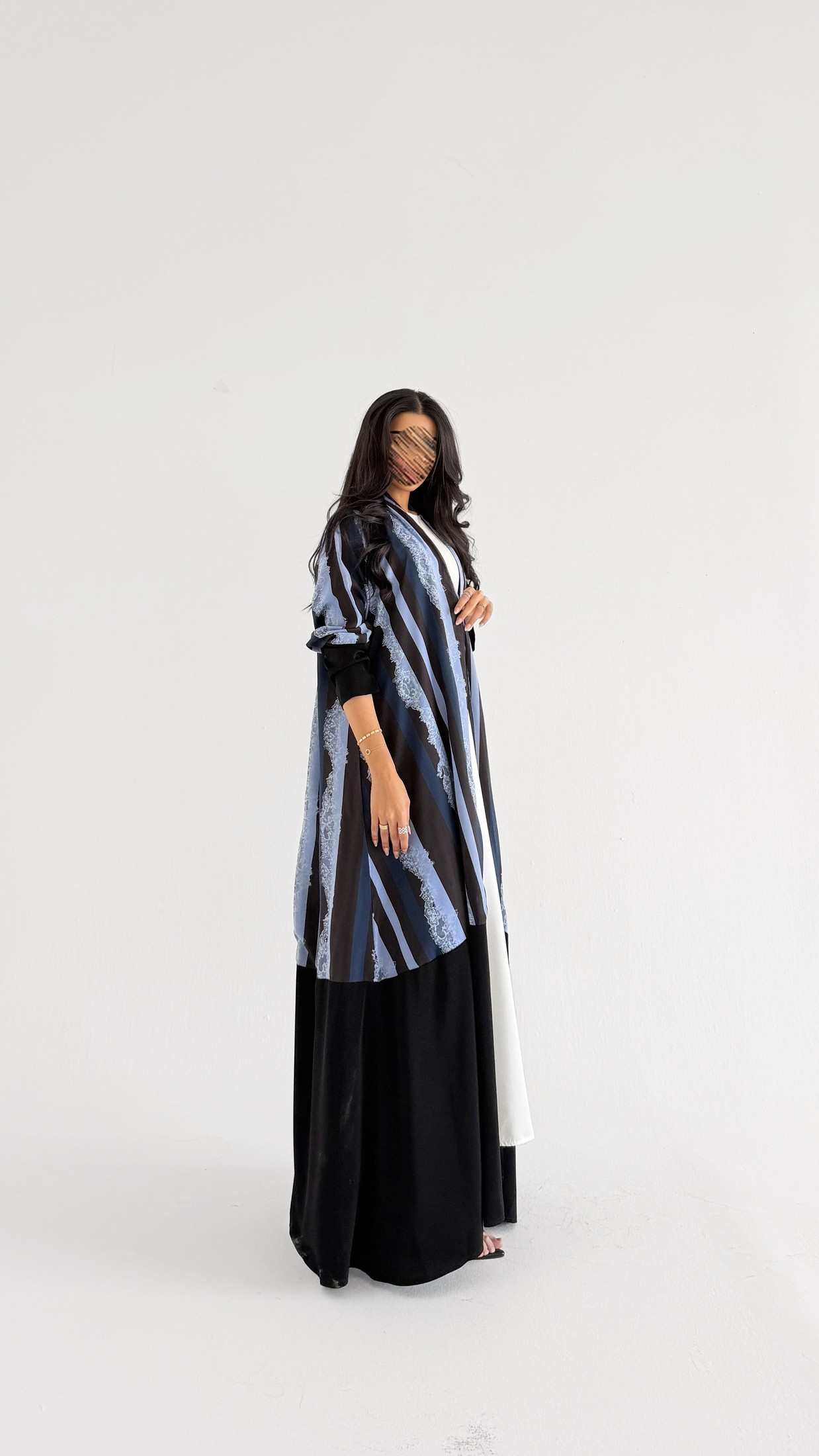 MWT1549 عباية طباعة | Printed Abaya - Aya