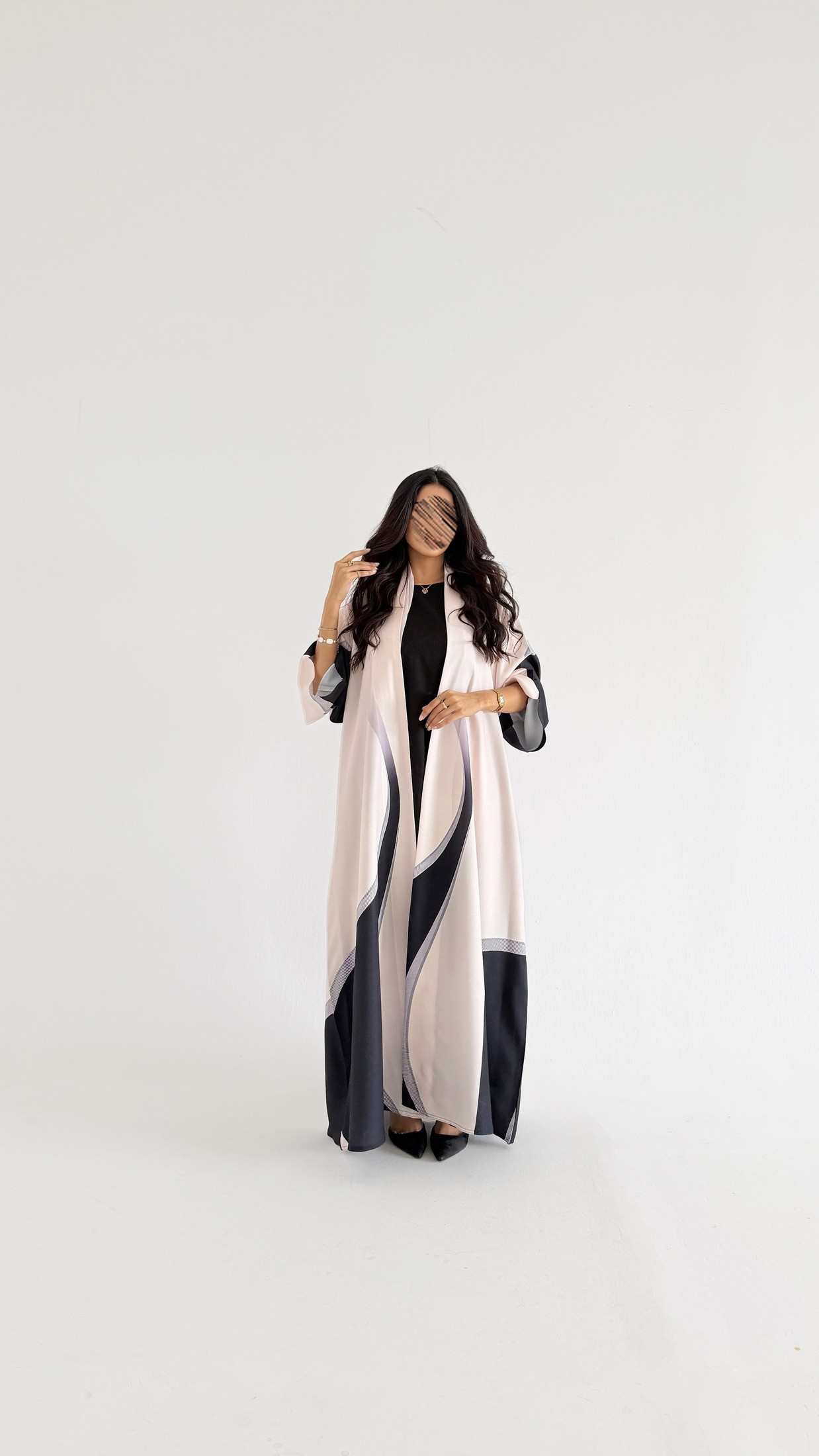 MWT1138 - عباية طباعة | Printed Abaya - Aya