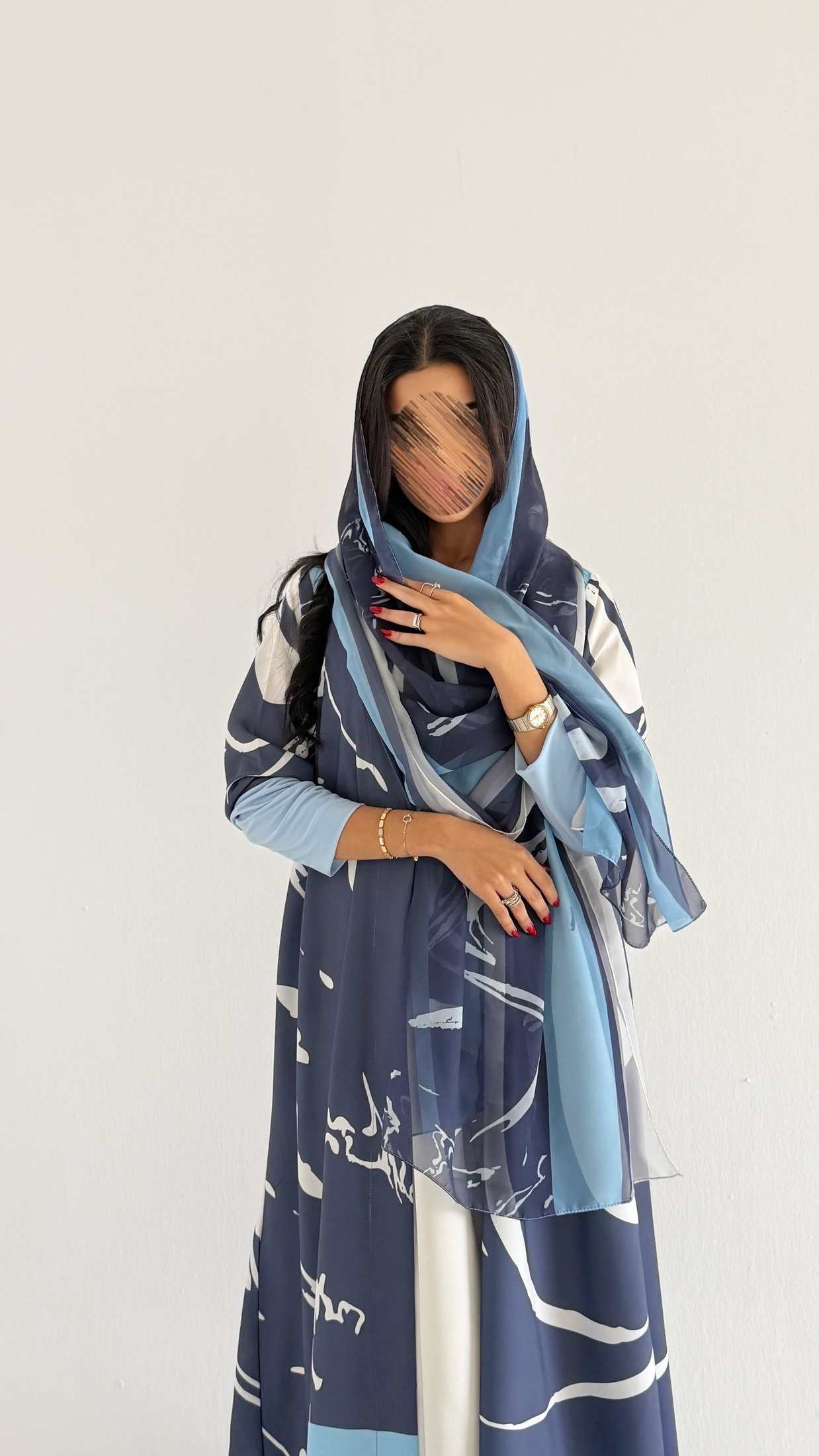 MWT1161 - عباية طباعة | Printed Abaya - Aya