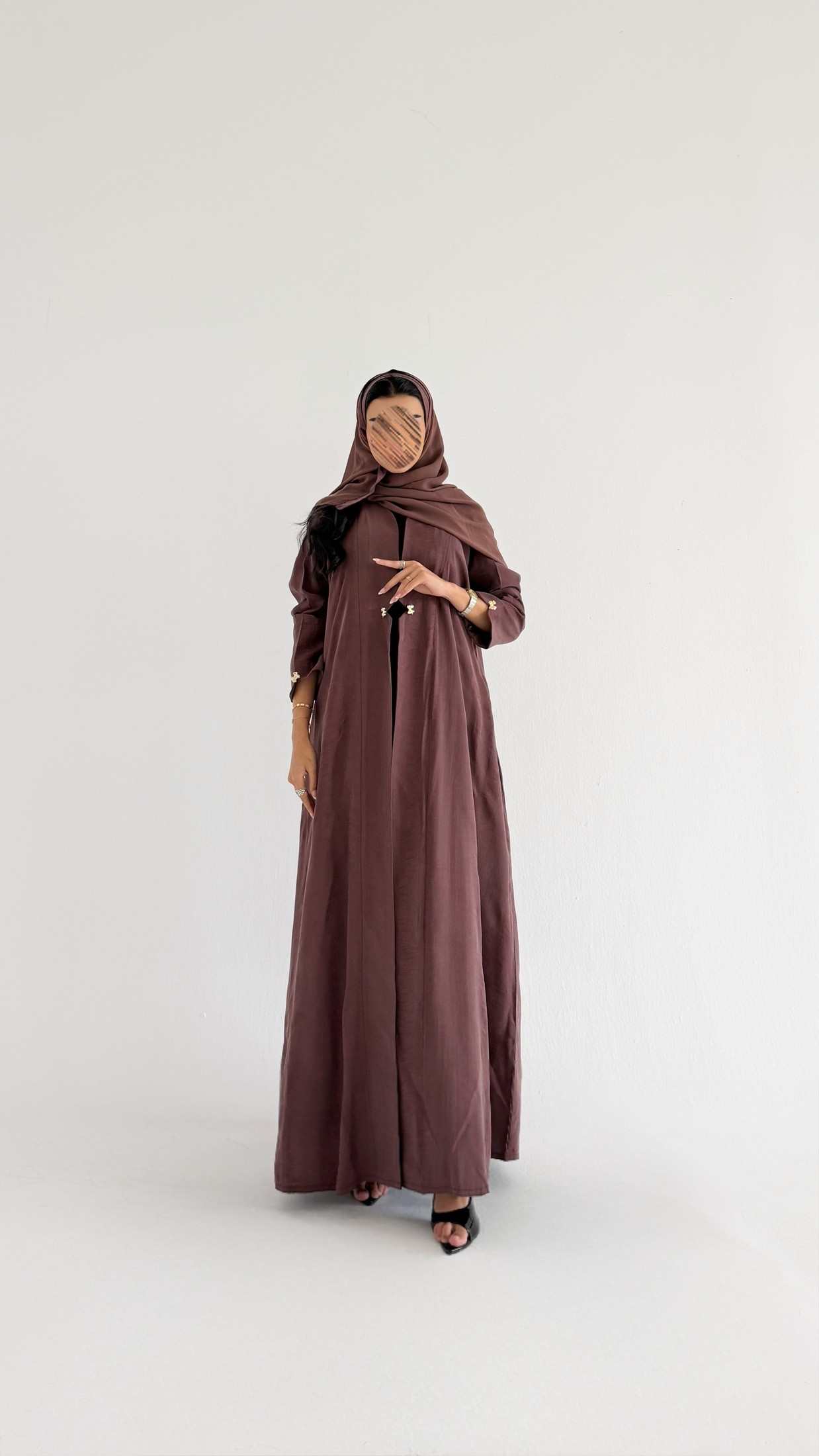 MWT1551 عباية جاكار بقصة جميلة - Aya