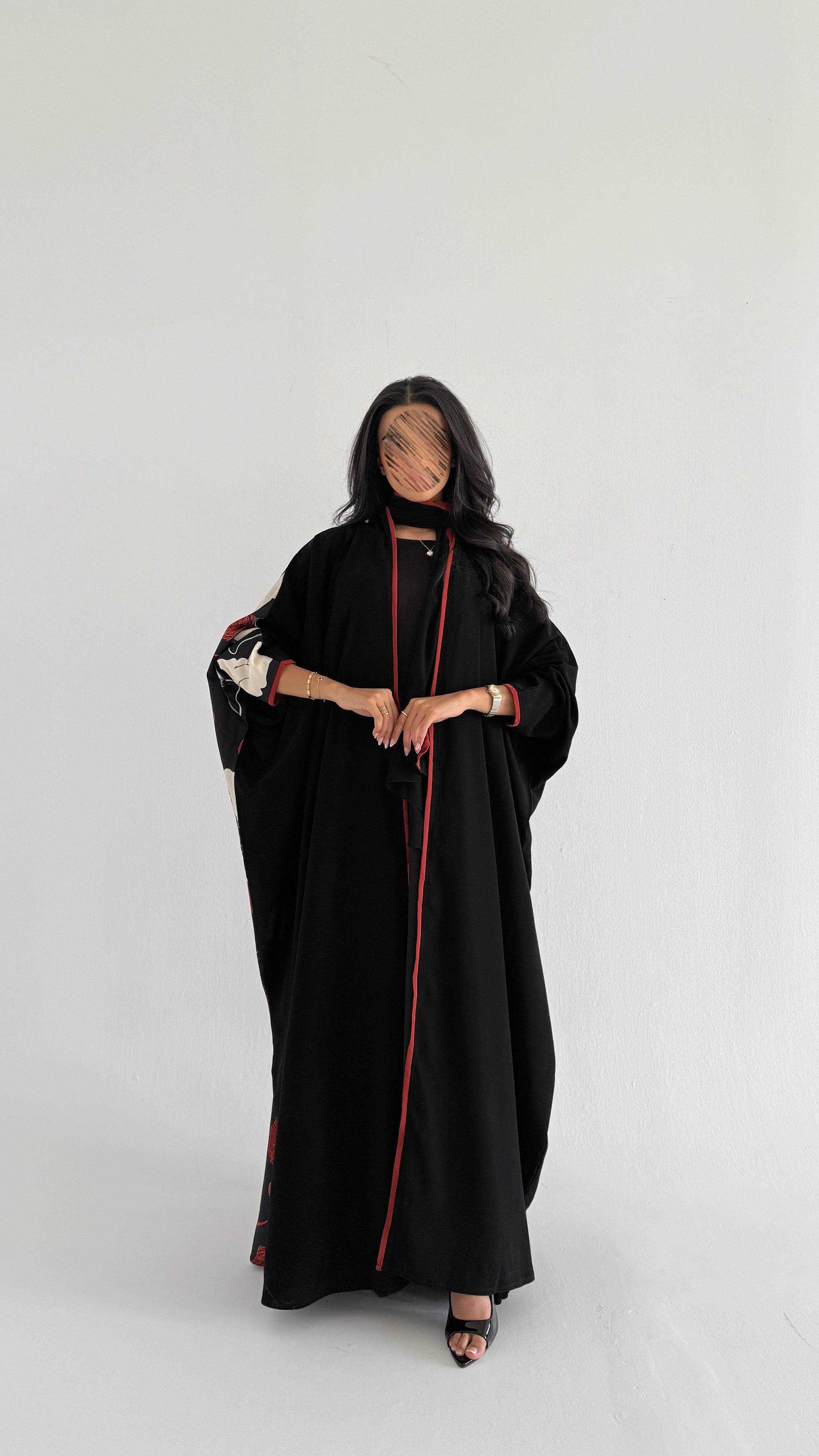 MWT1244 - Summer Printed Abaya |  عباية صيفية طباعة