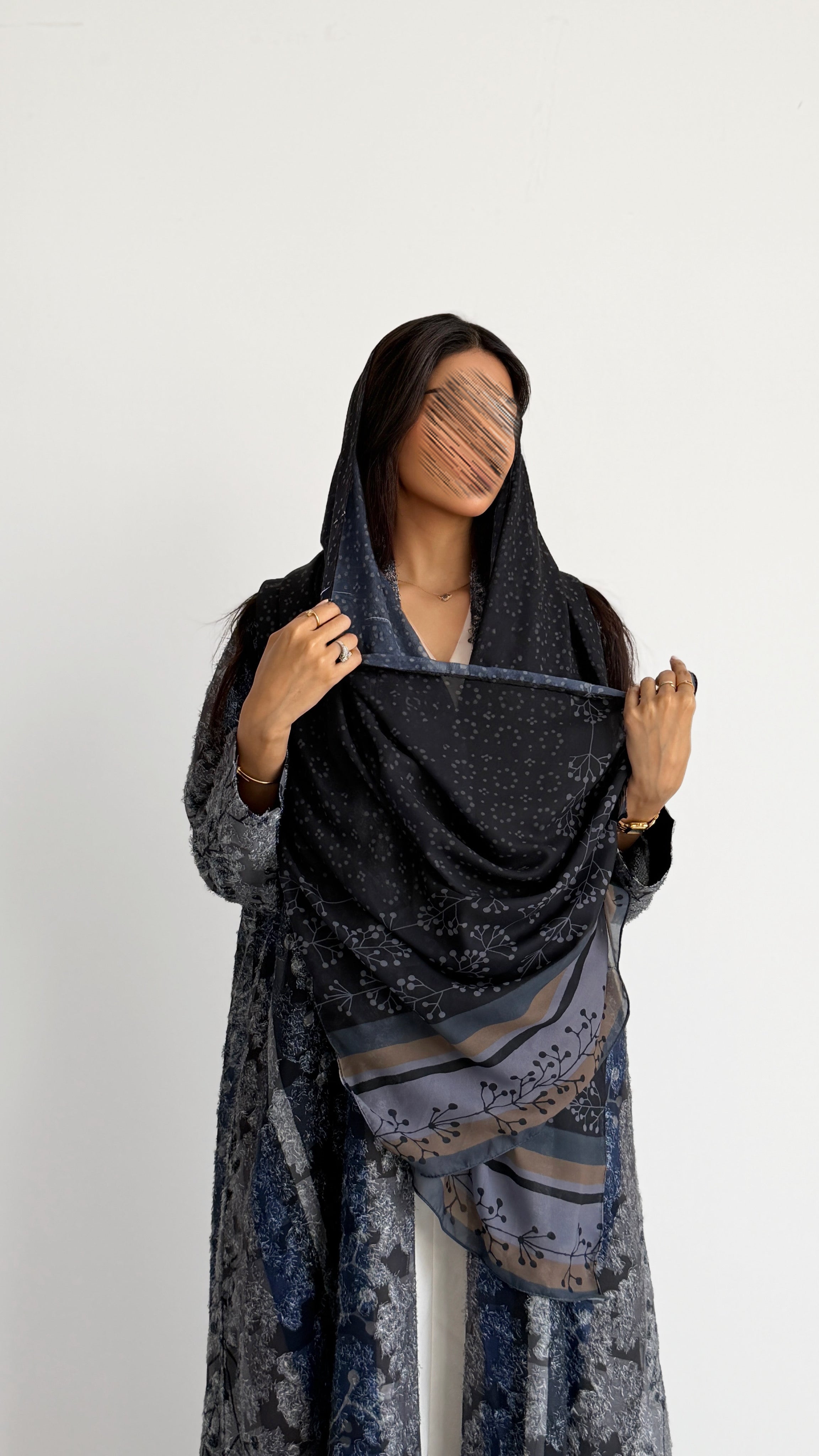 MWT1365 عباية طباعة | Printed Abaya - Aya
