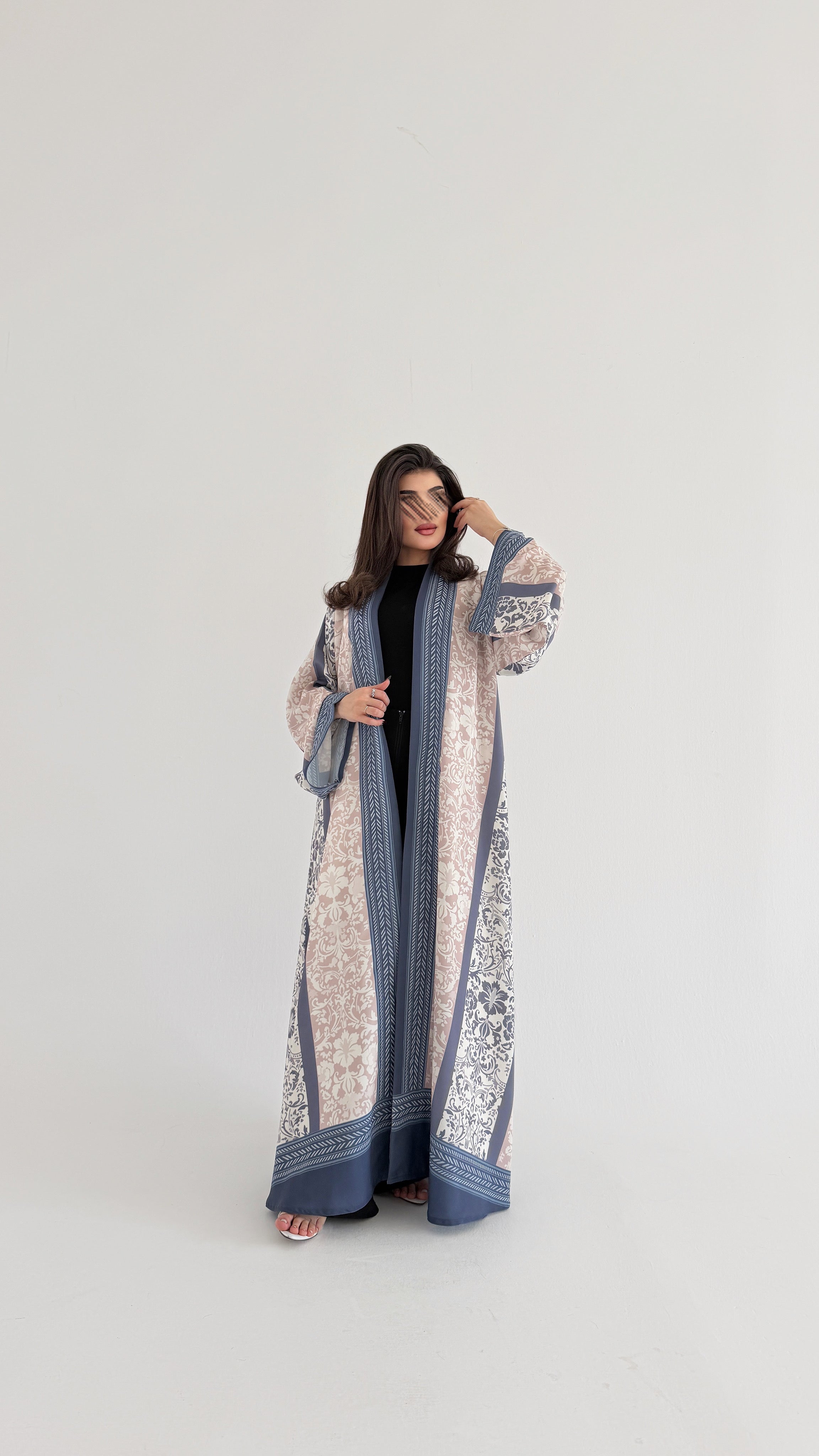 MWT1066 -عباية طباعة | Printed Abaya - Aya