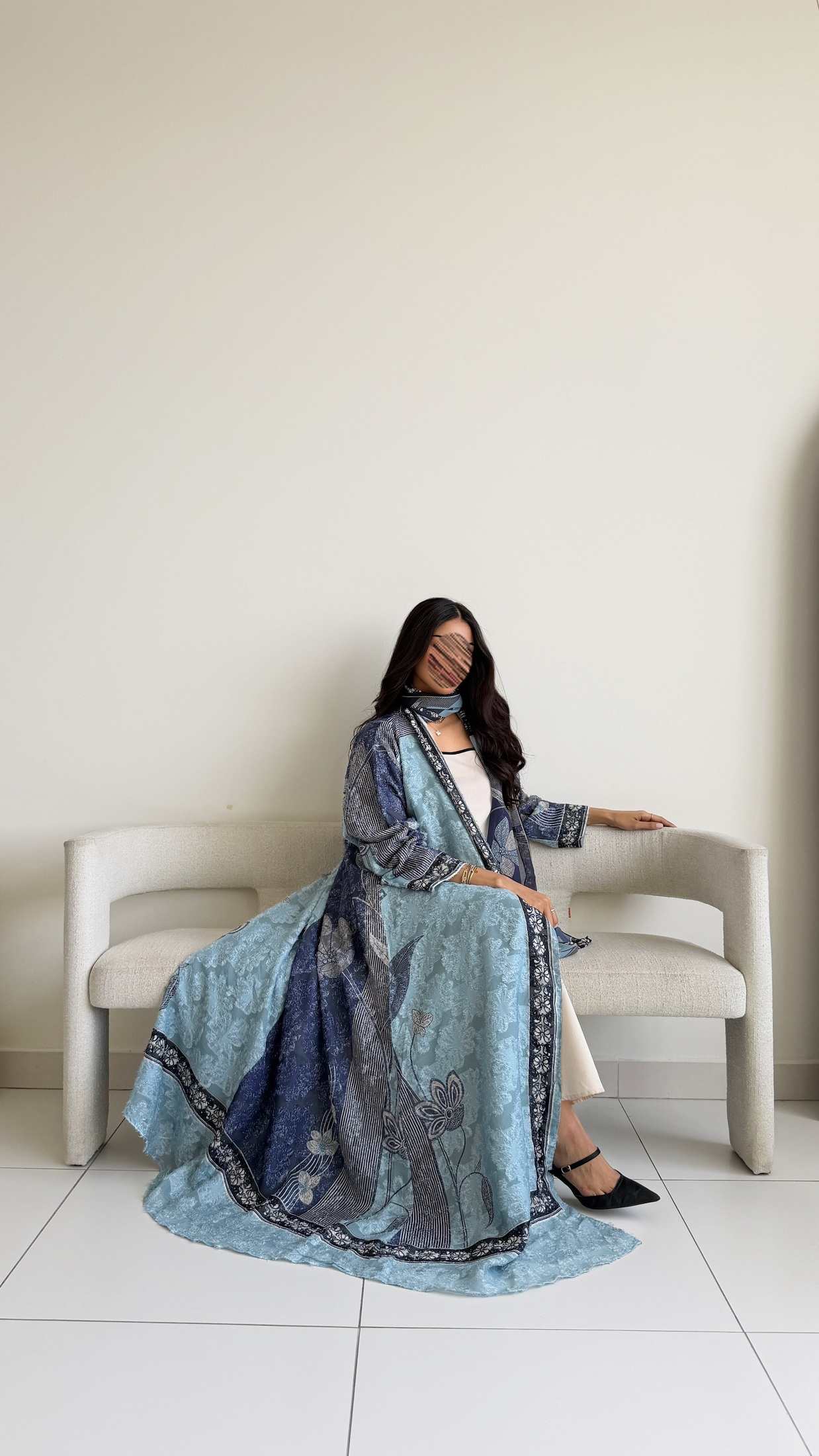 MWT1361 عباية طباعة | Printed Abaya - Aya