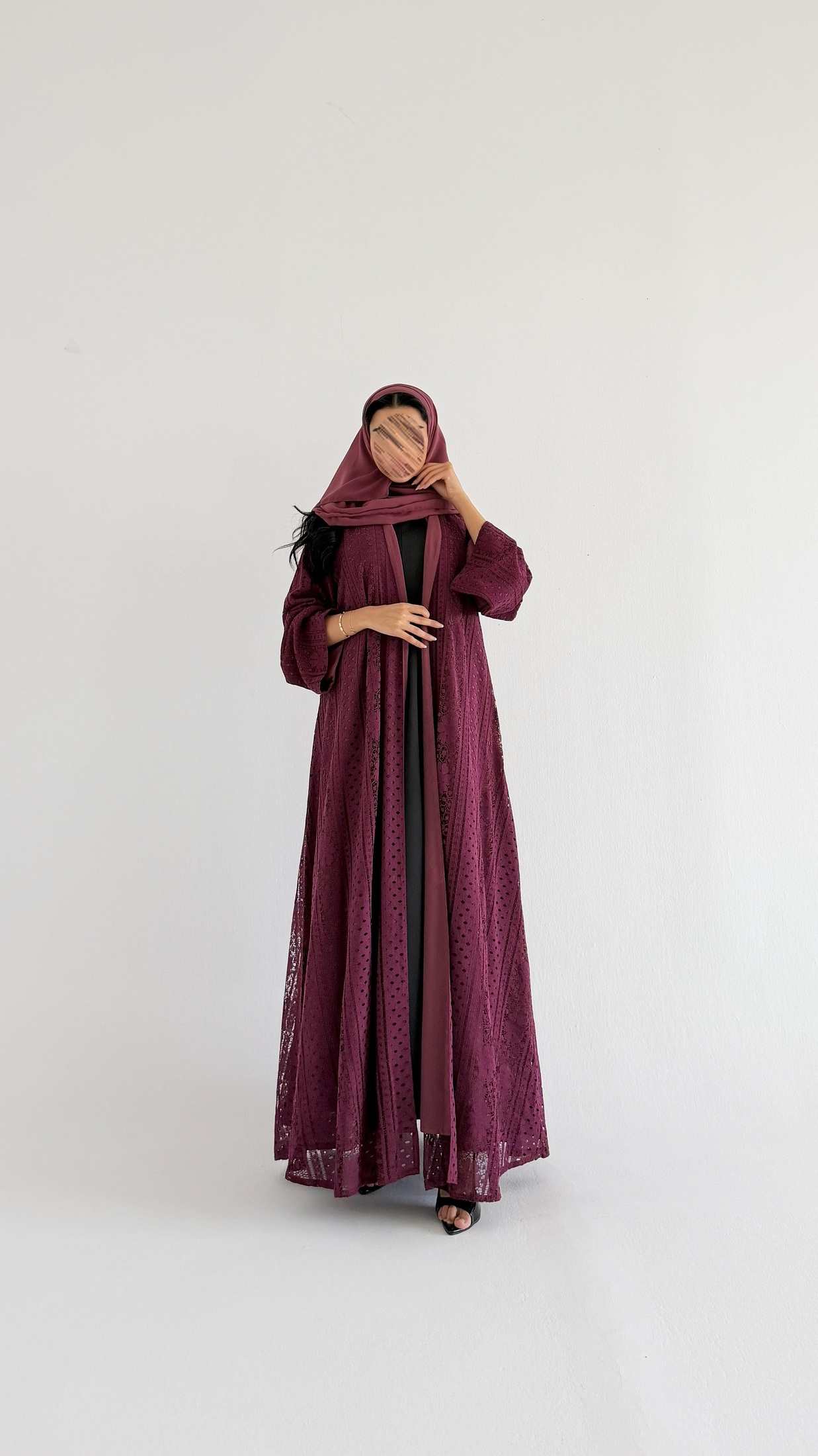 MW410 - عباية دانتيل - Aya