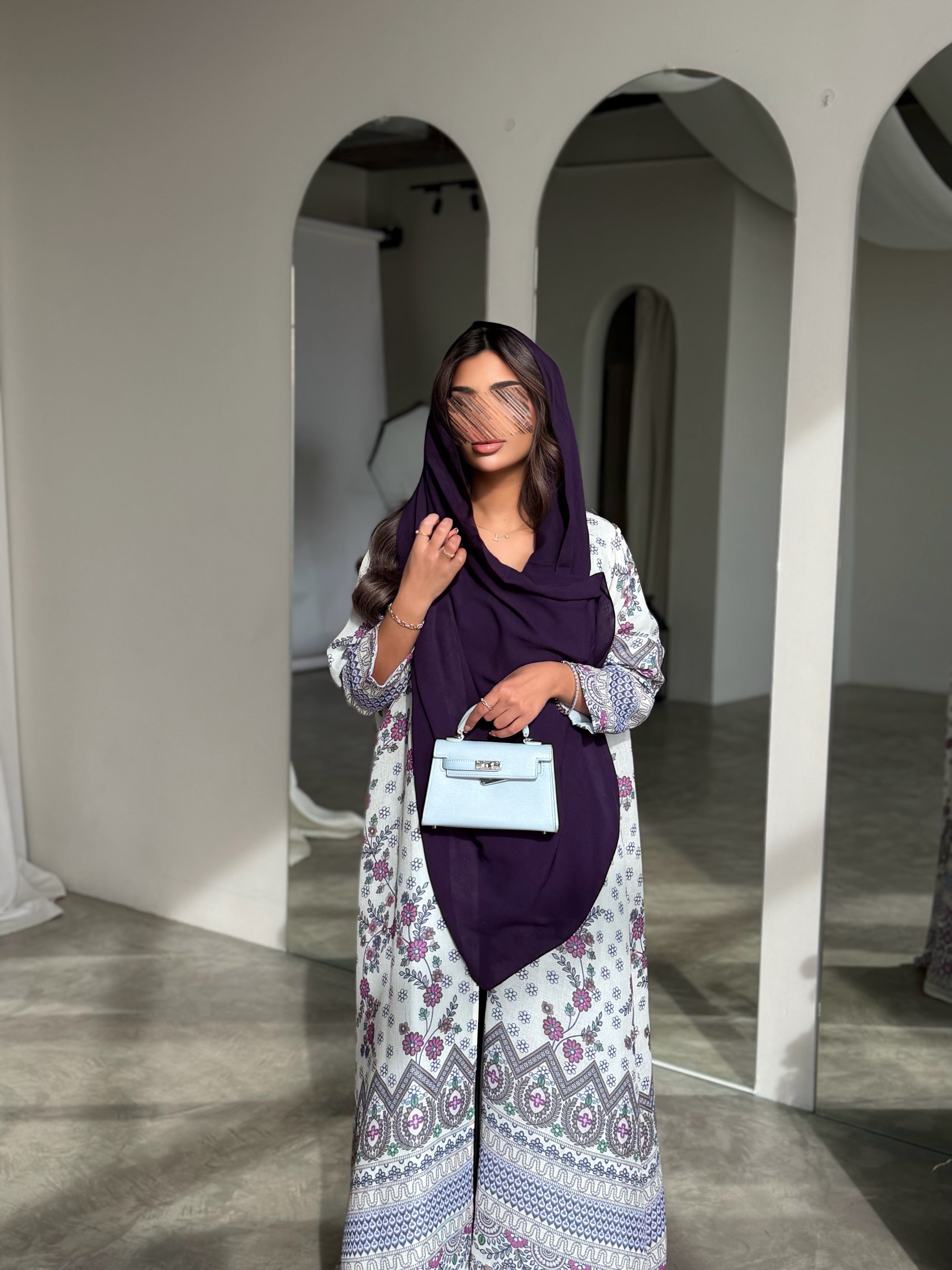 MWT774 - عباية ركامة مشجرة - Aya