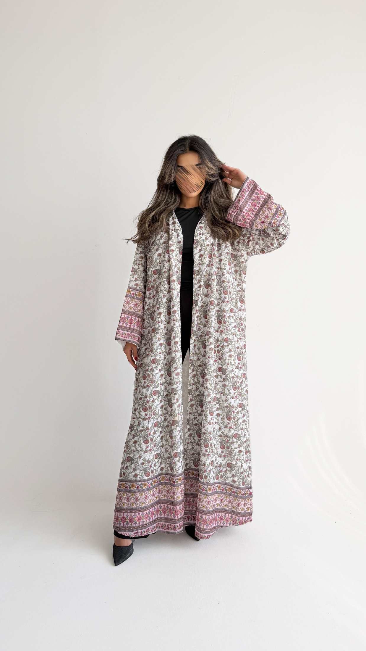 MWT569 - عباية ركامة مشجرة - Aya