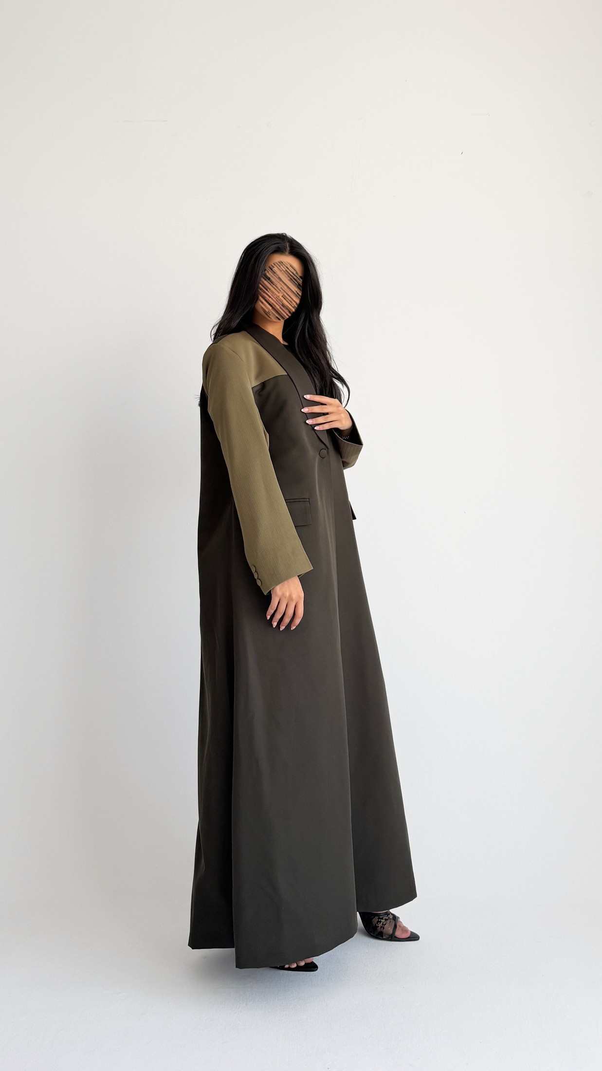 MWT1216 - عباية بليزر|  Blazer Abaya - Aya