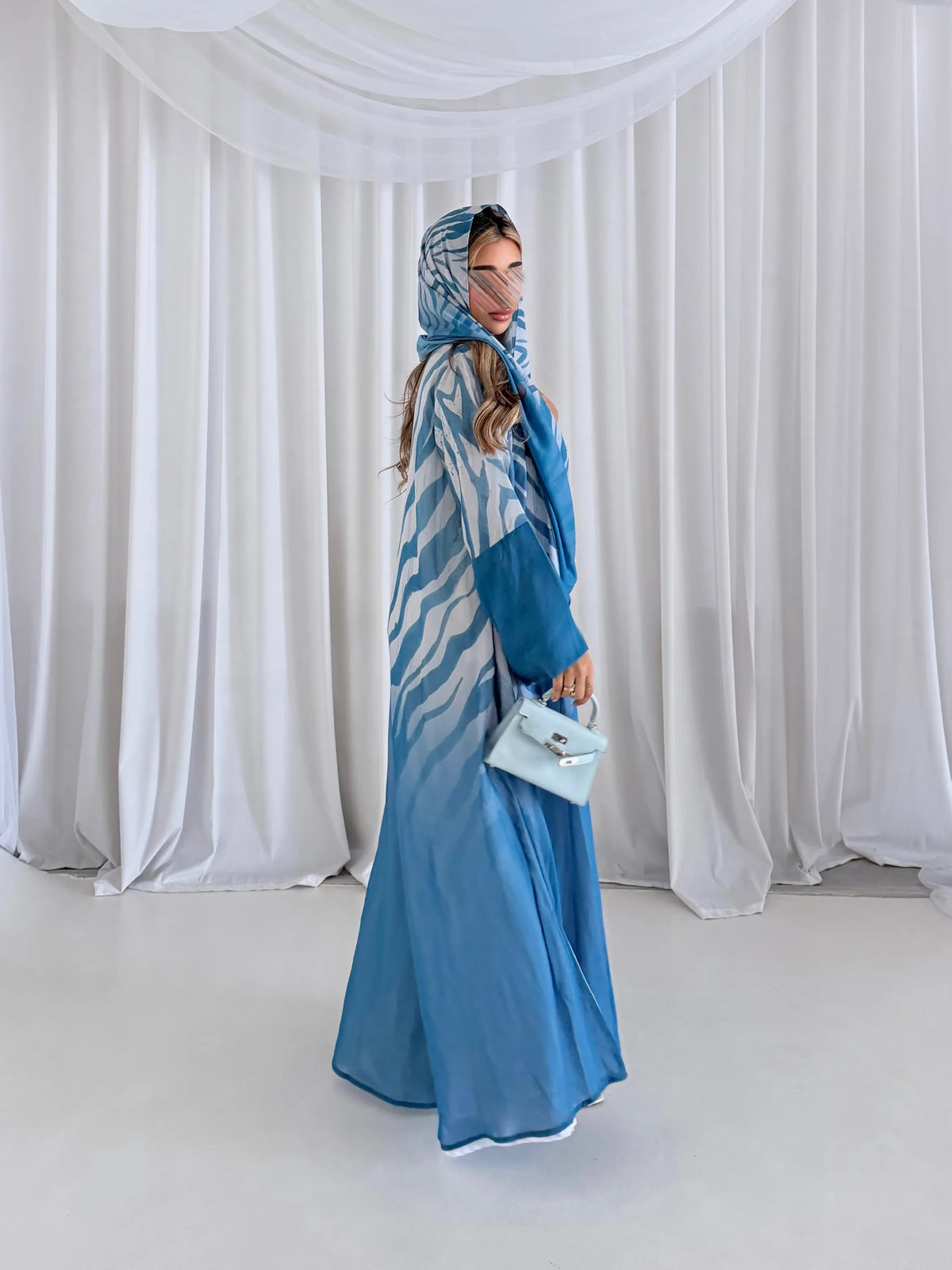 MWT5208 - عبايه طباعه شيفون - Aya