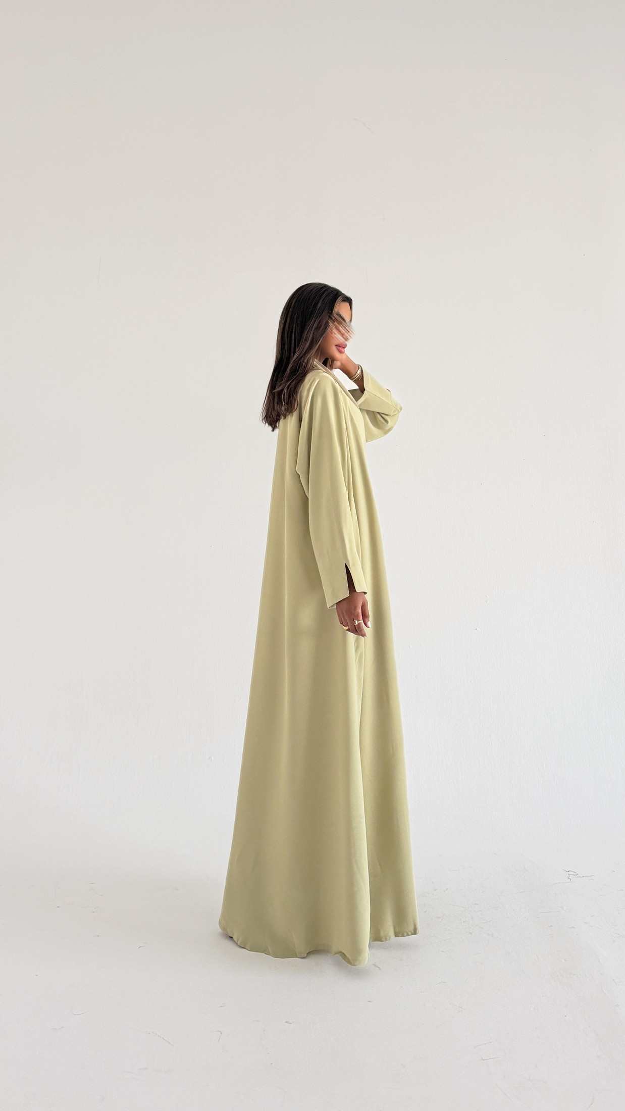 MWT1528 عباية كريب بيسك|Basic Crepe Abaya - Aya
