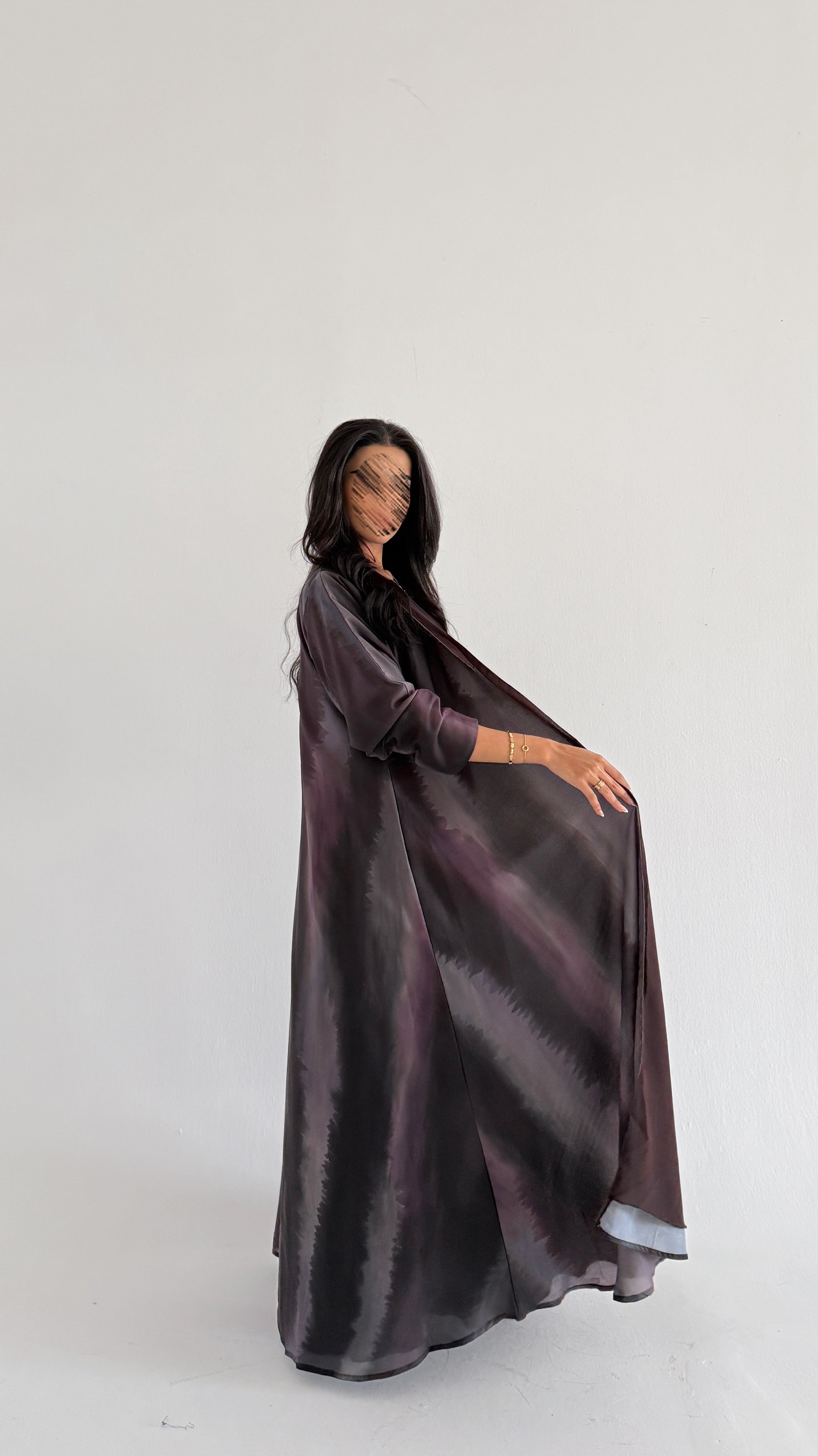 MWT2136 - عباية طباعة- Printed Abaya - Aya