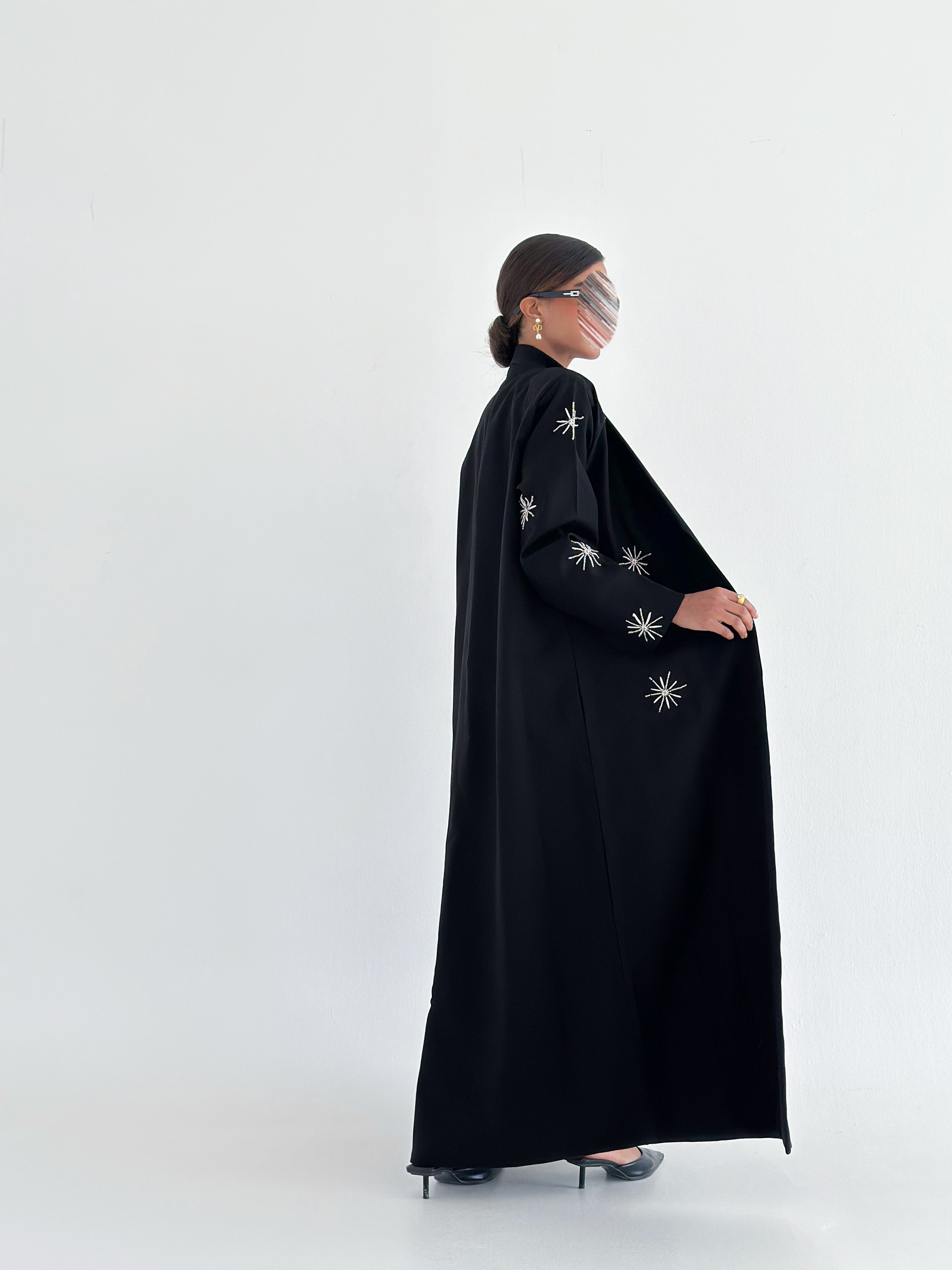 MW1269 - كتان بليزر نص كلوش - Aya