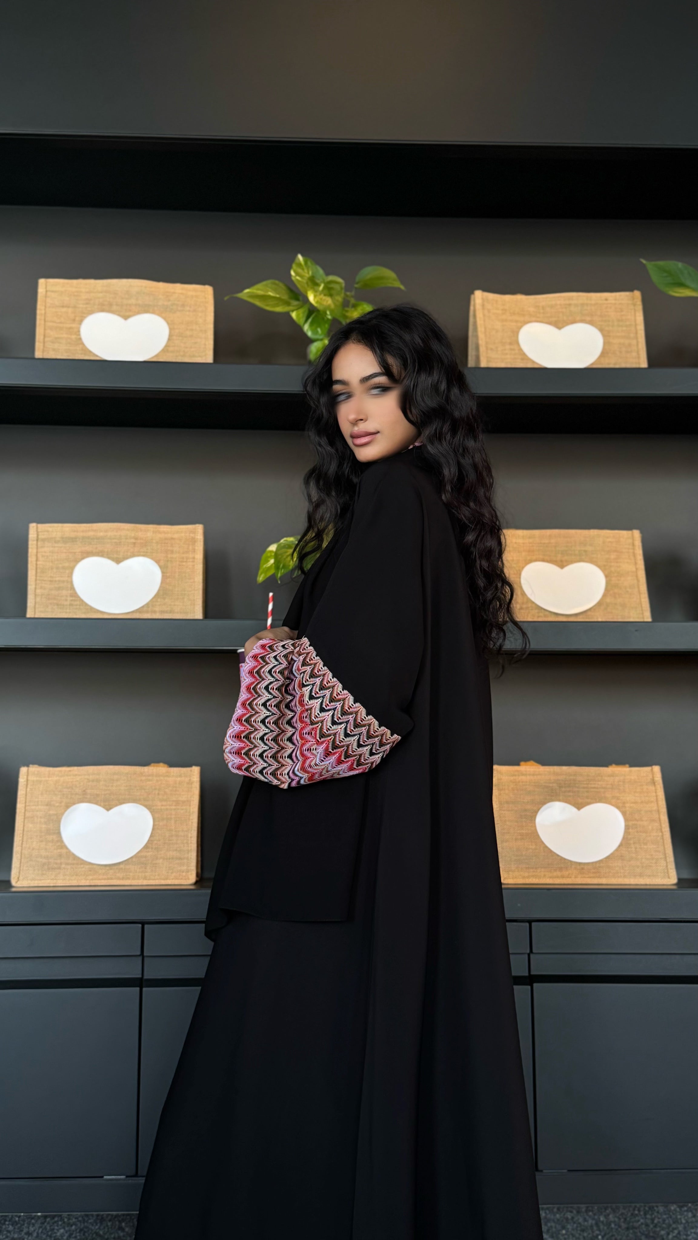 MW645 - Light Crepe Standing with Jacquard Half-Cloche