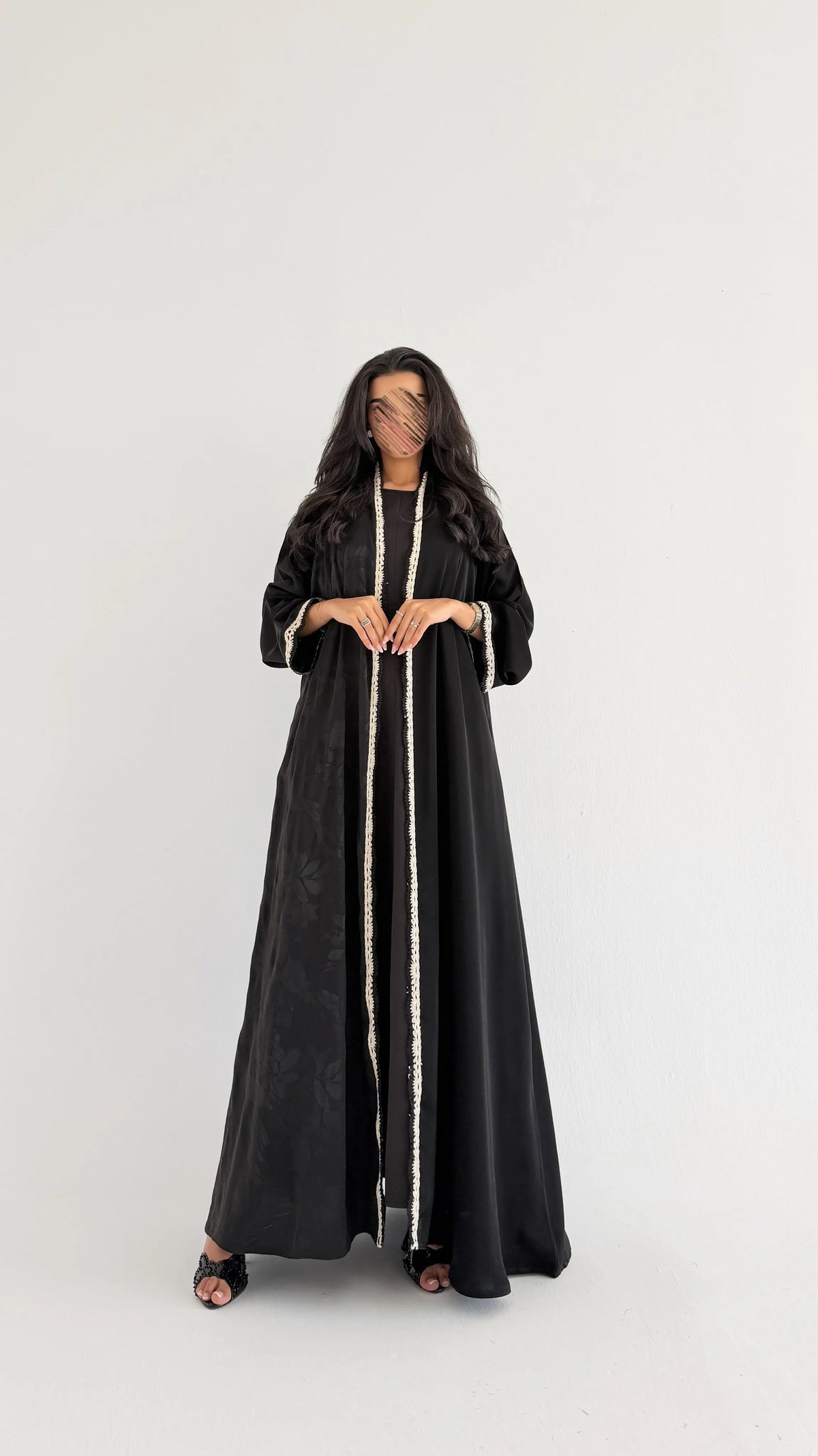 MWT1277 - عباية جاكار بتدخيلة كلفة - Aya