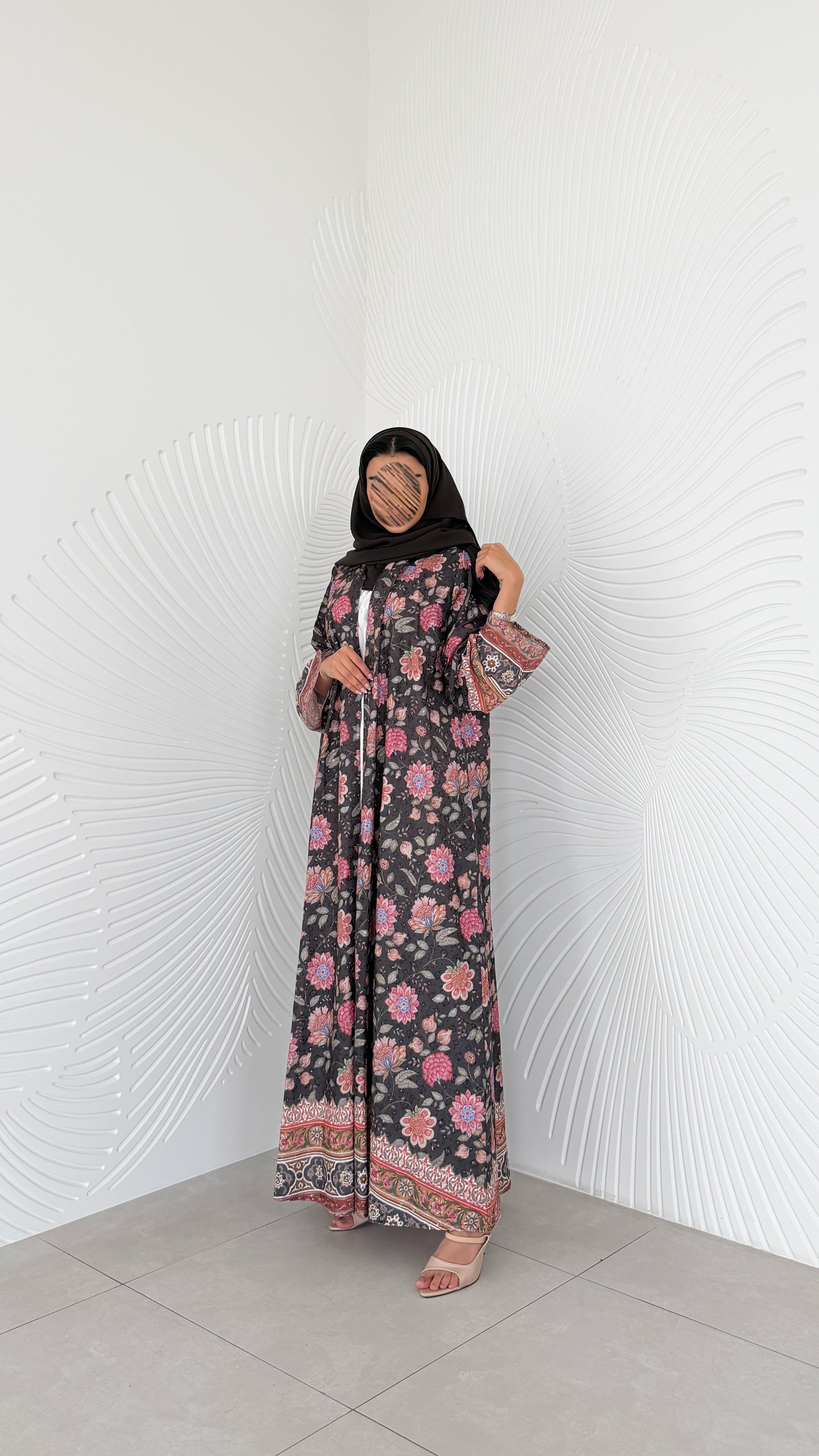 MWT2056 - عباية ركامة مشجرة - Aya