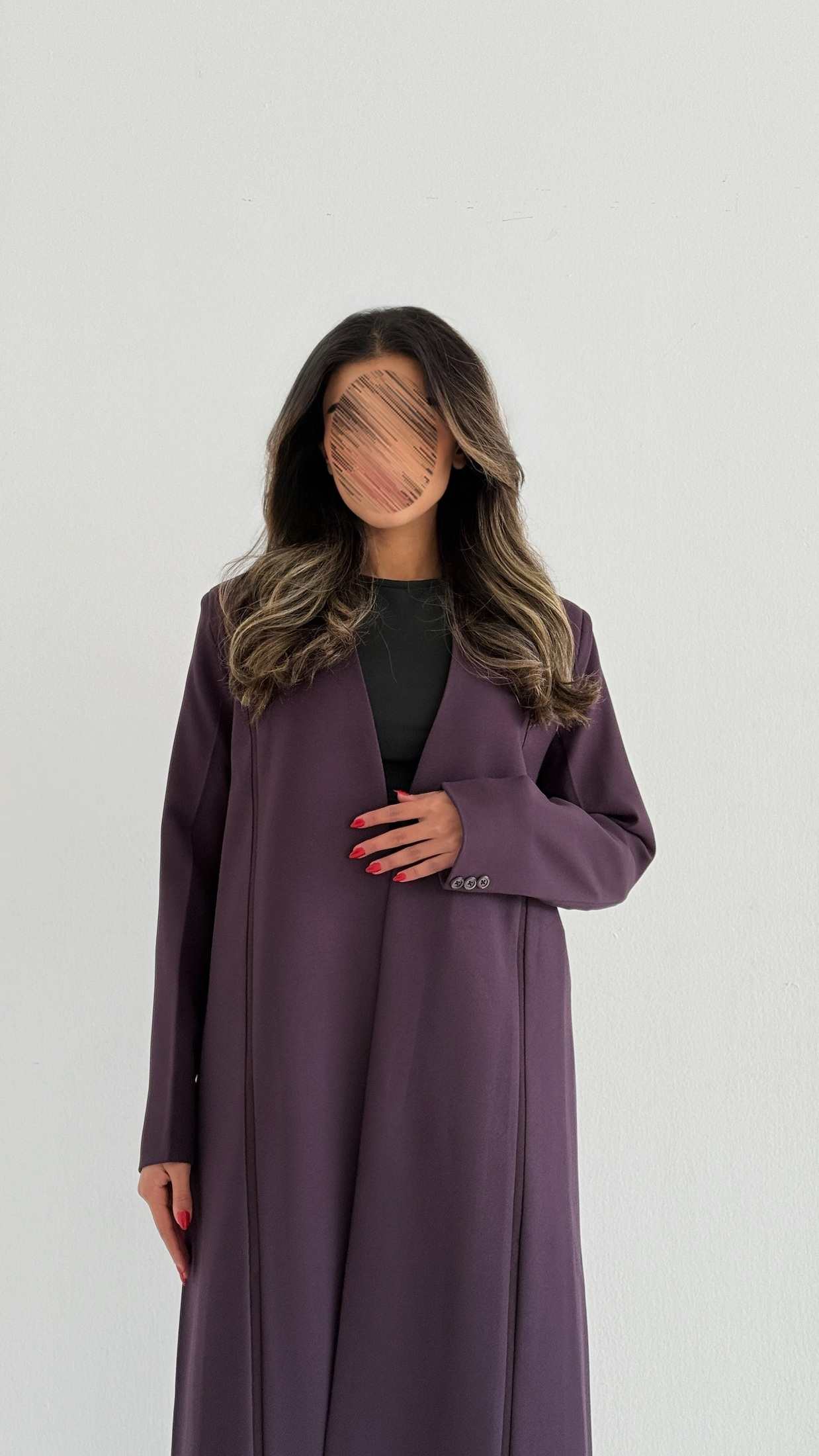 MWT740 -عباية بليزر رسمية |Formal Abaya - Aya