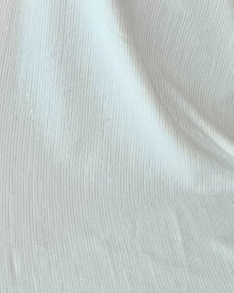 MWT5099 - قماش لينن اوف وايت مقلم - Aya